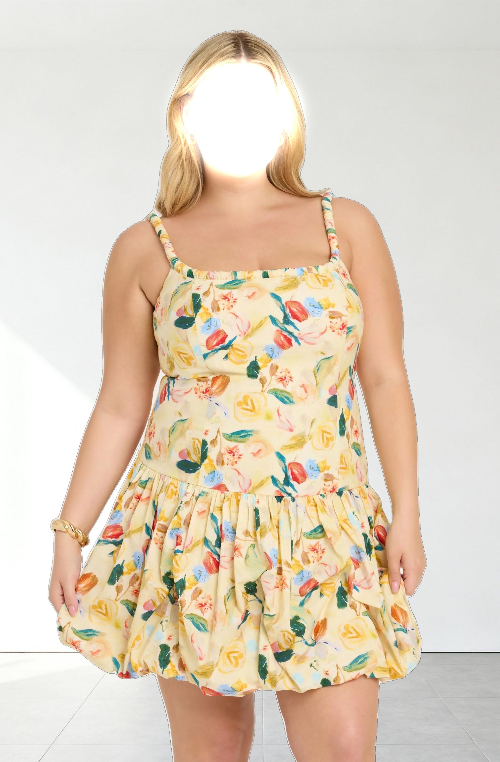 Keyla Drop Waist Bubble Dress