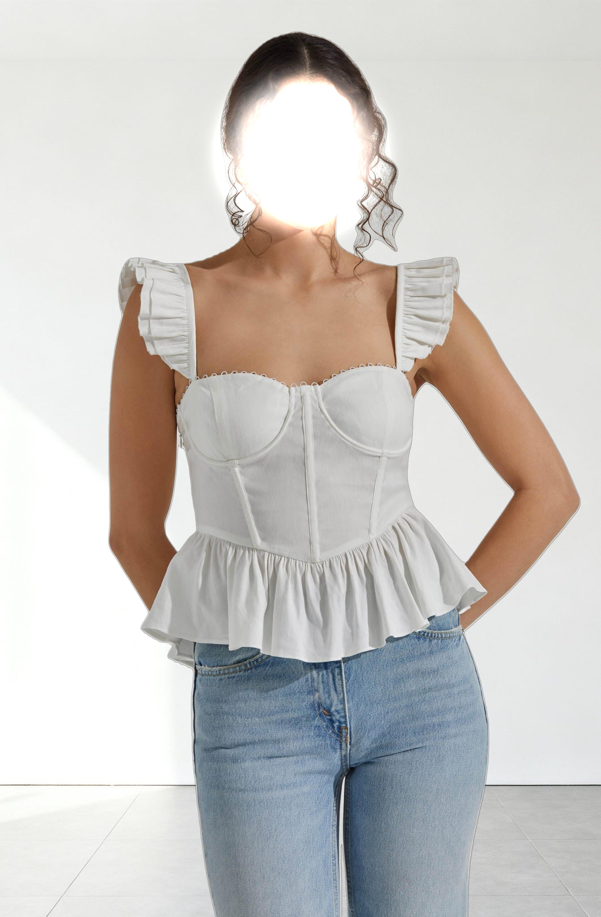 Baylin Peplum Top