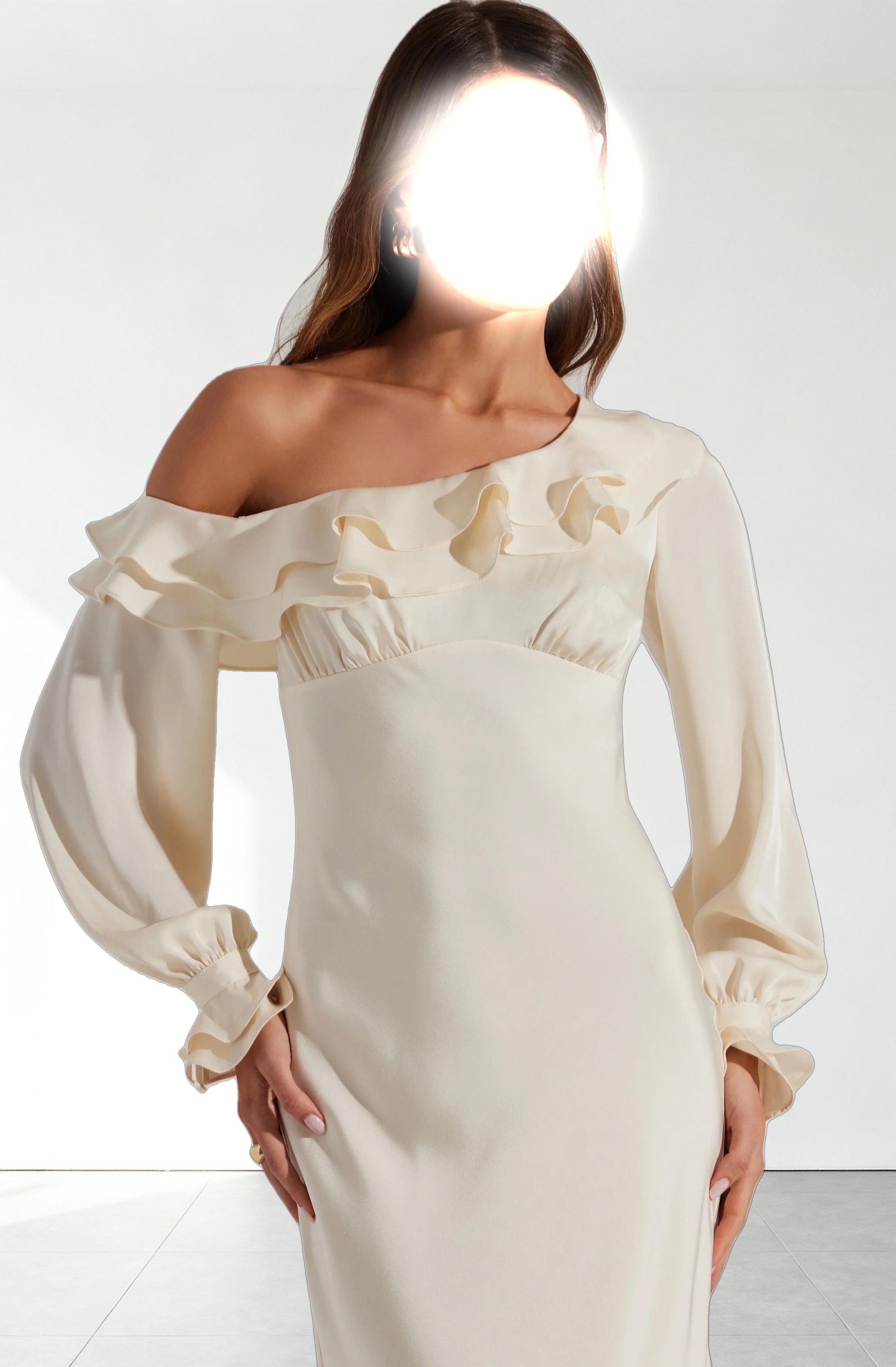 Coraline Satin Midi Dress