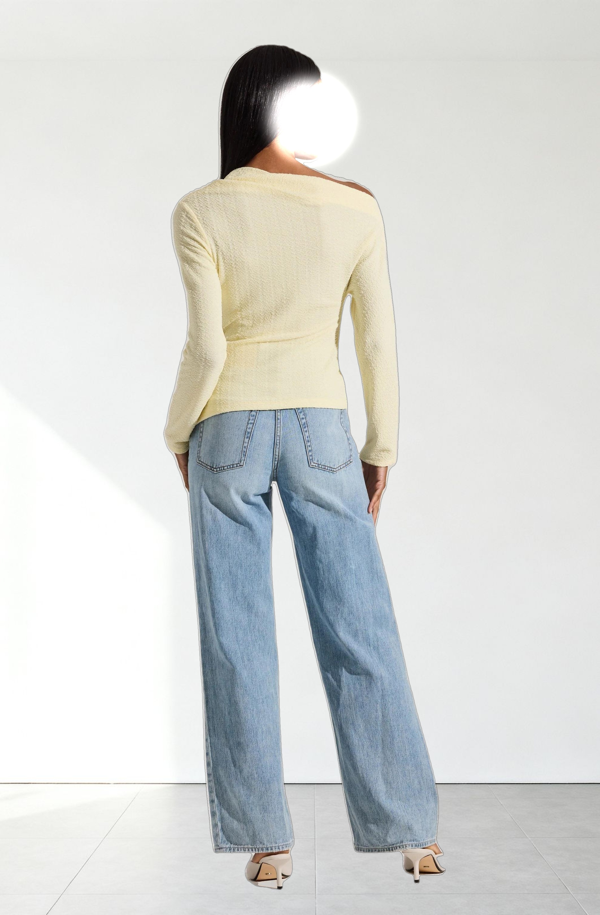 Textured Off Shoulder Top