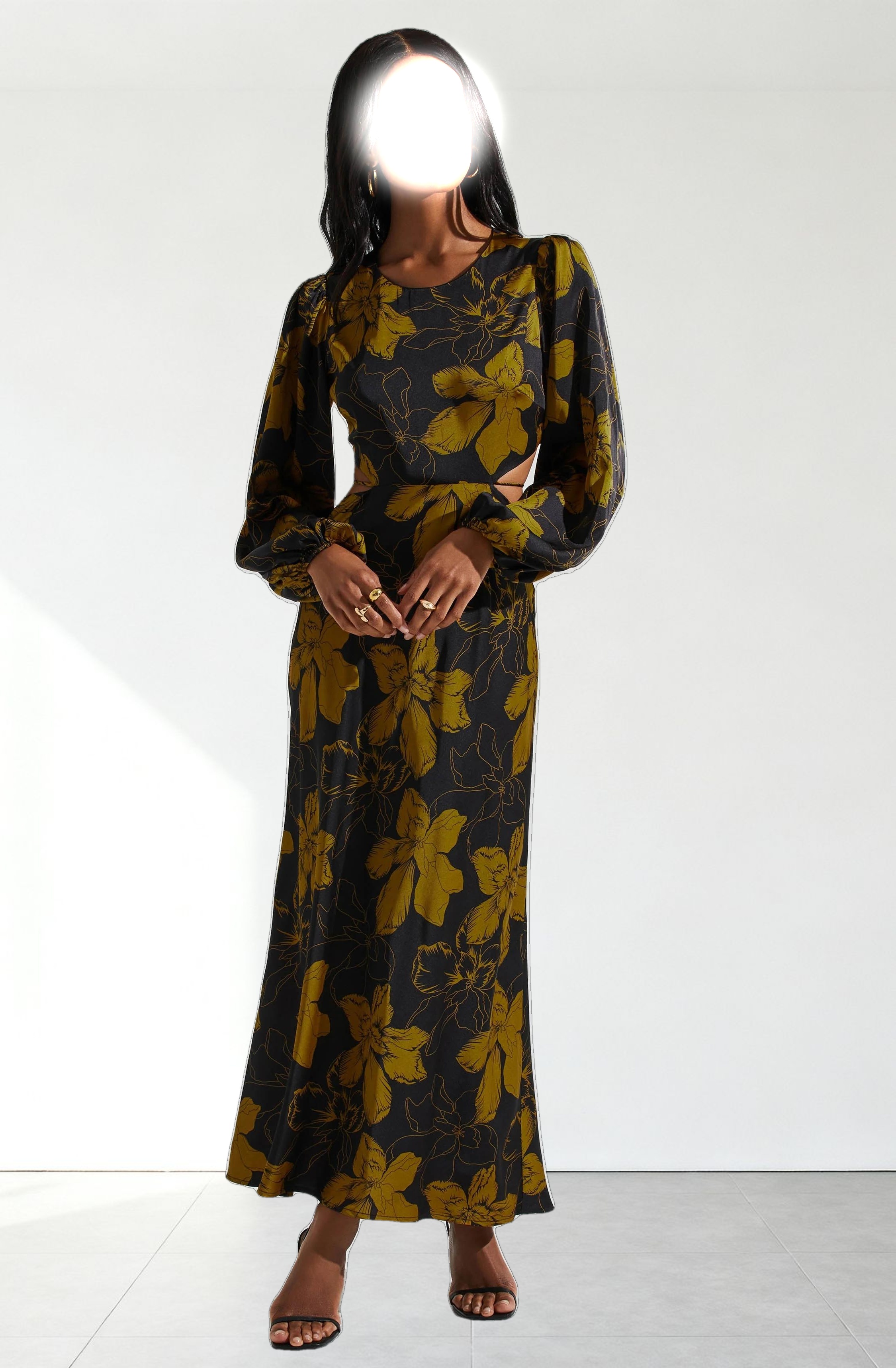 Quinn Floral Cutout Maxi Dress