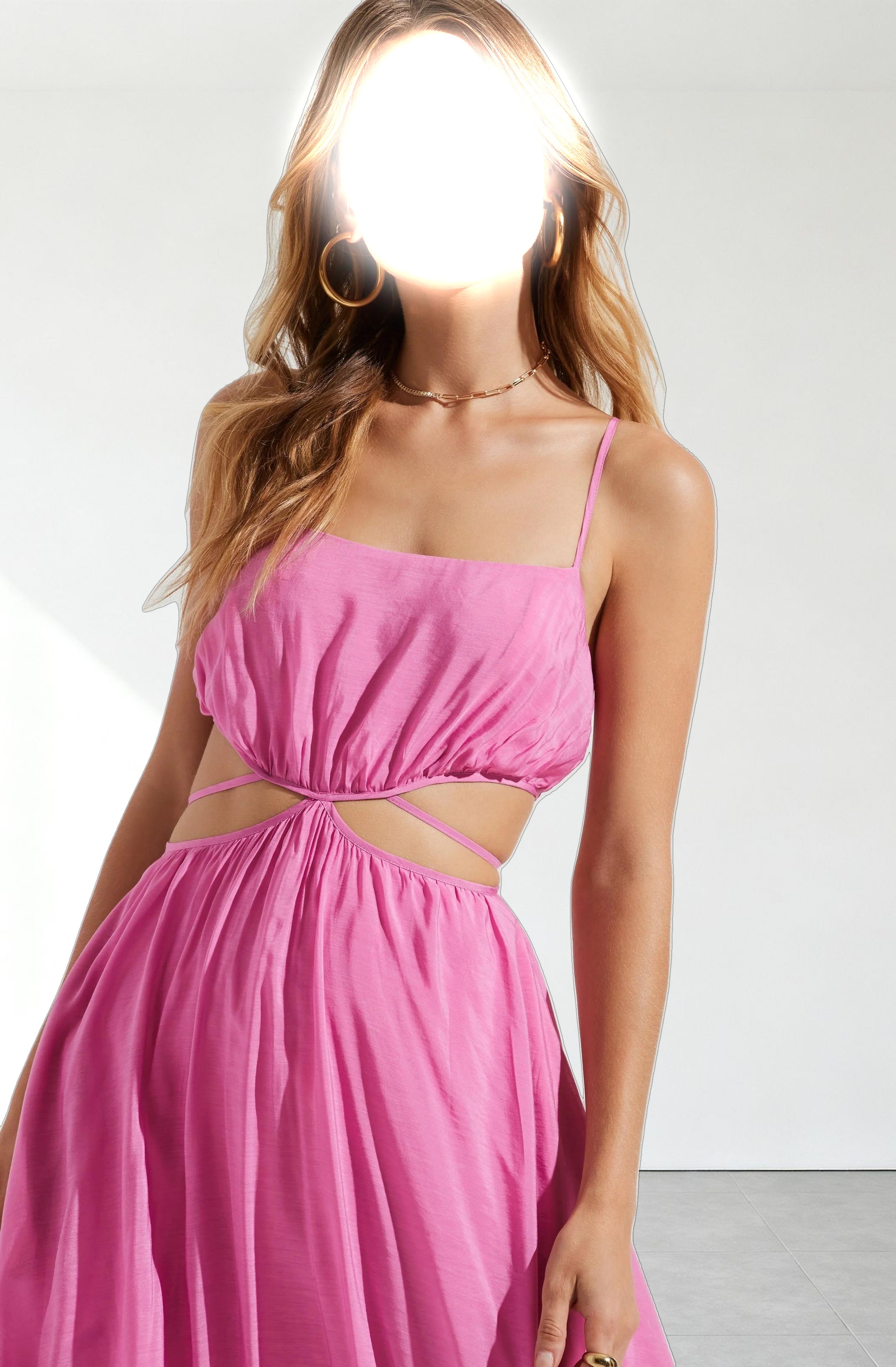 Sanger Cutout Midi Dress