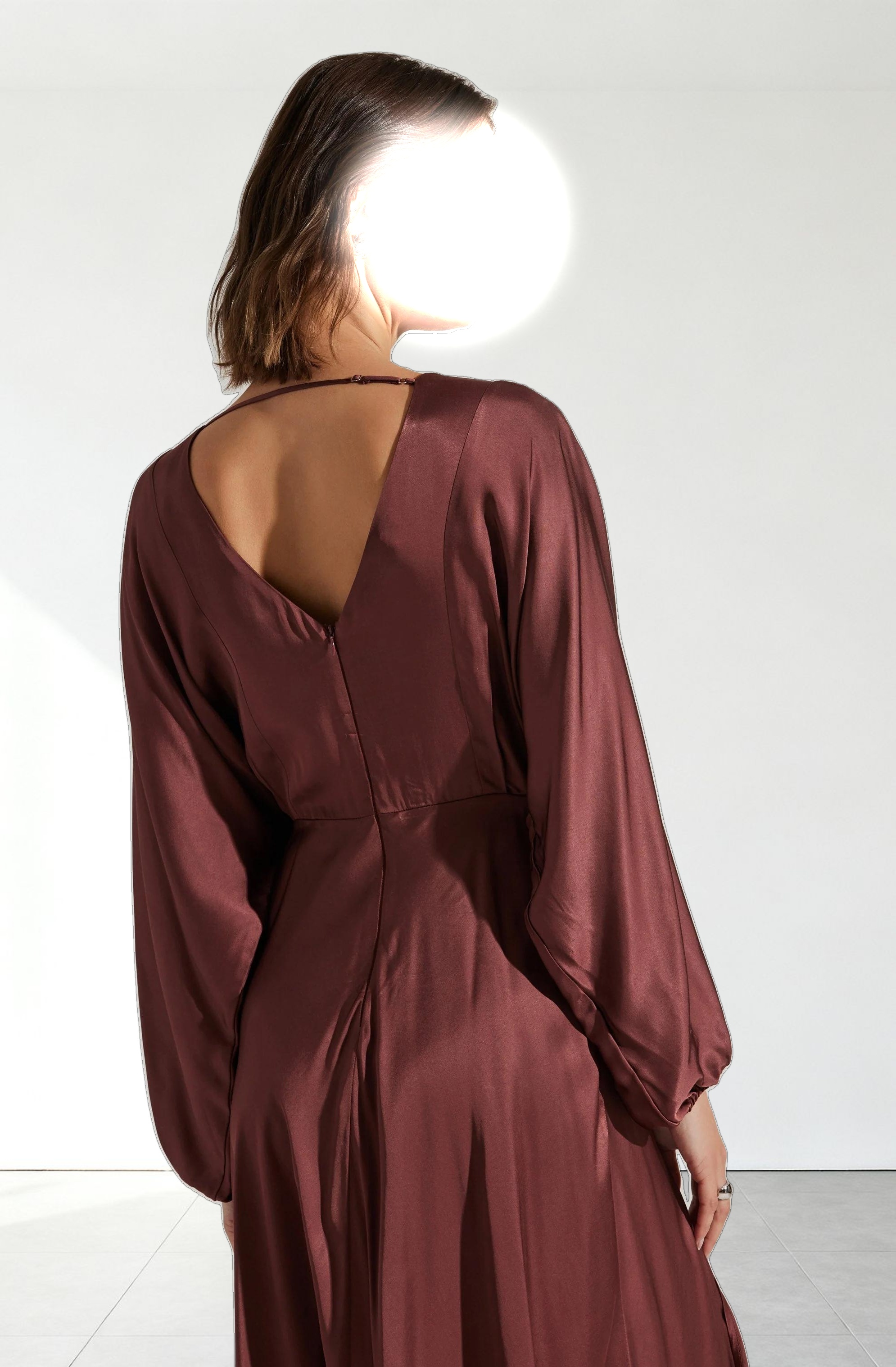 Kimiko V-Neck Midi Dress