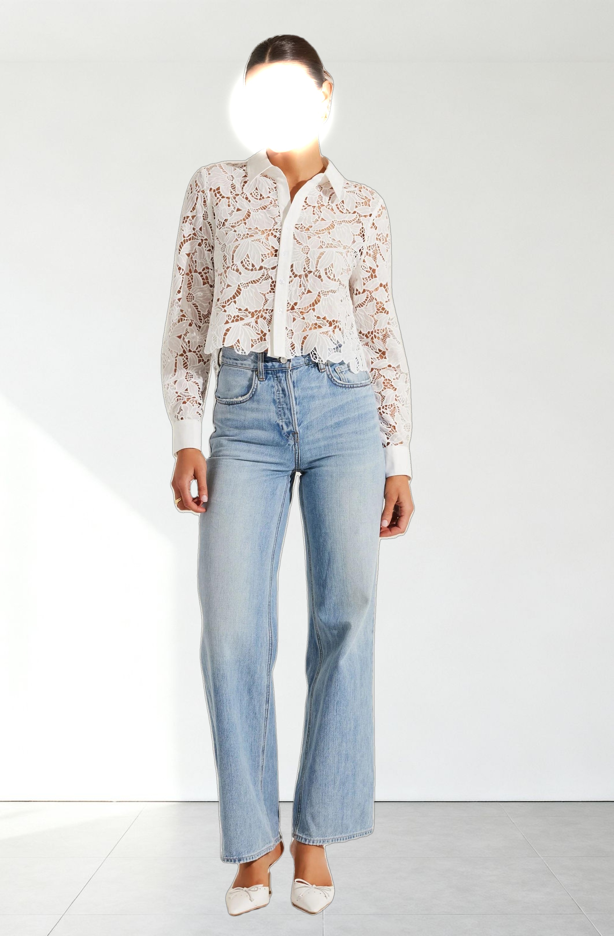 Isabis Floral Lace Top