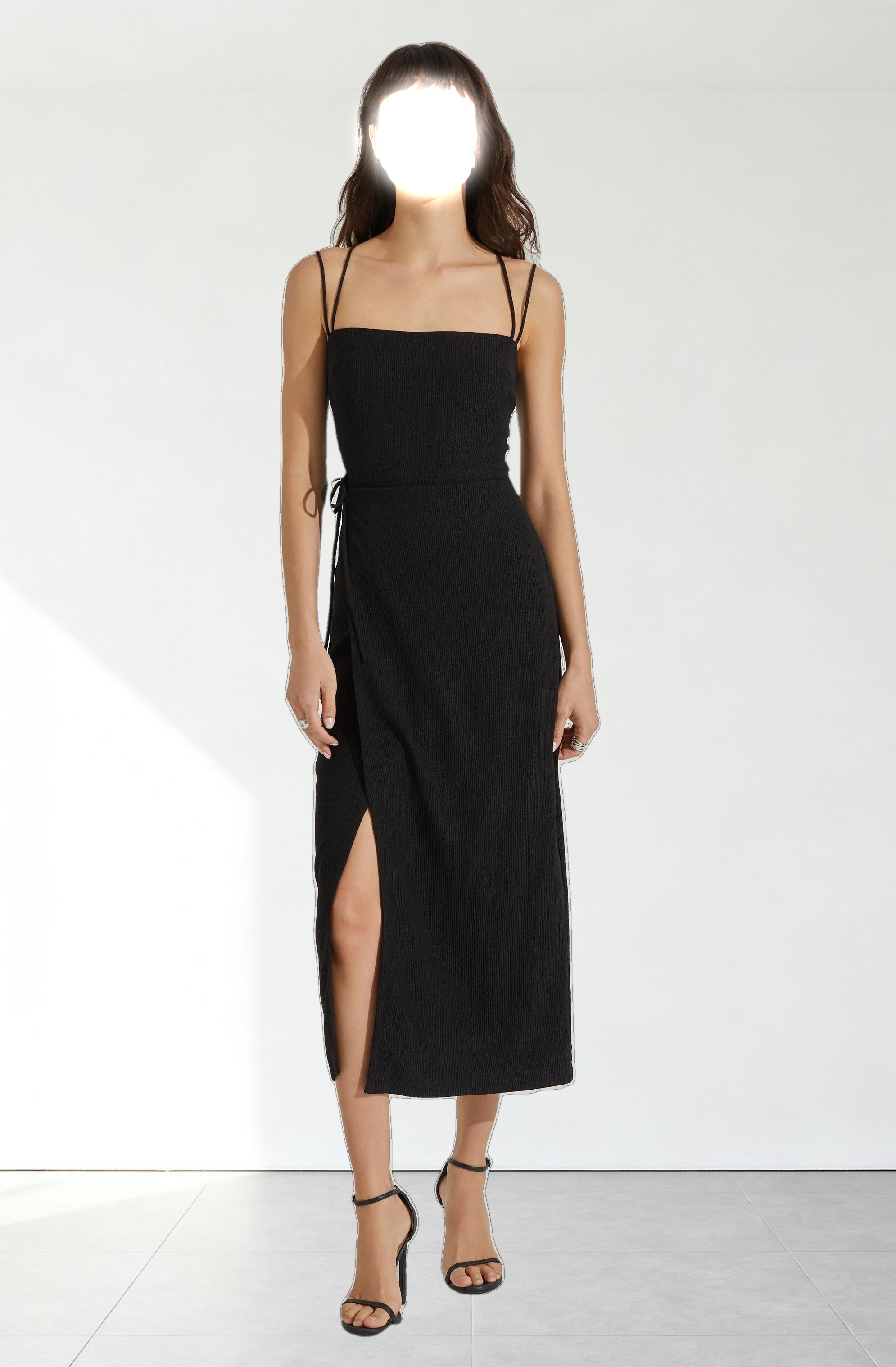 Brinda Wrap Midi Dress