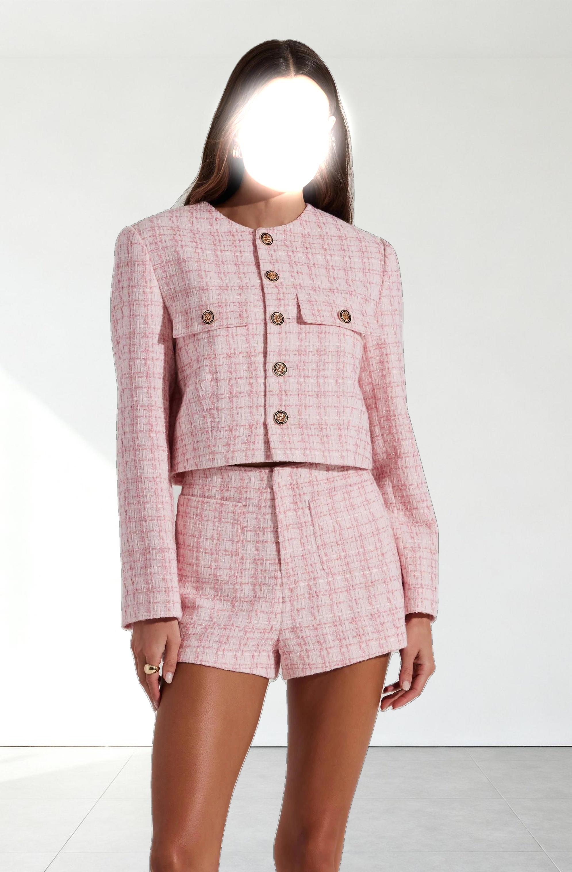 Cropped Tweed Jacket