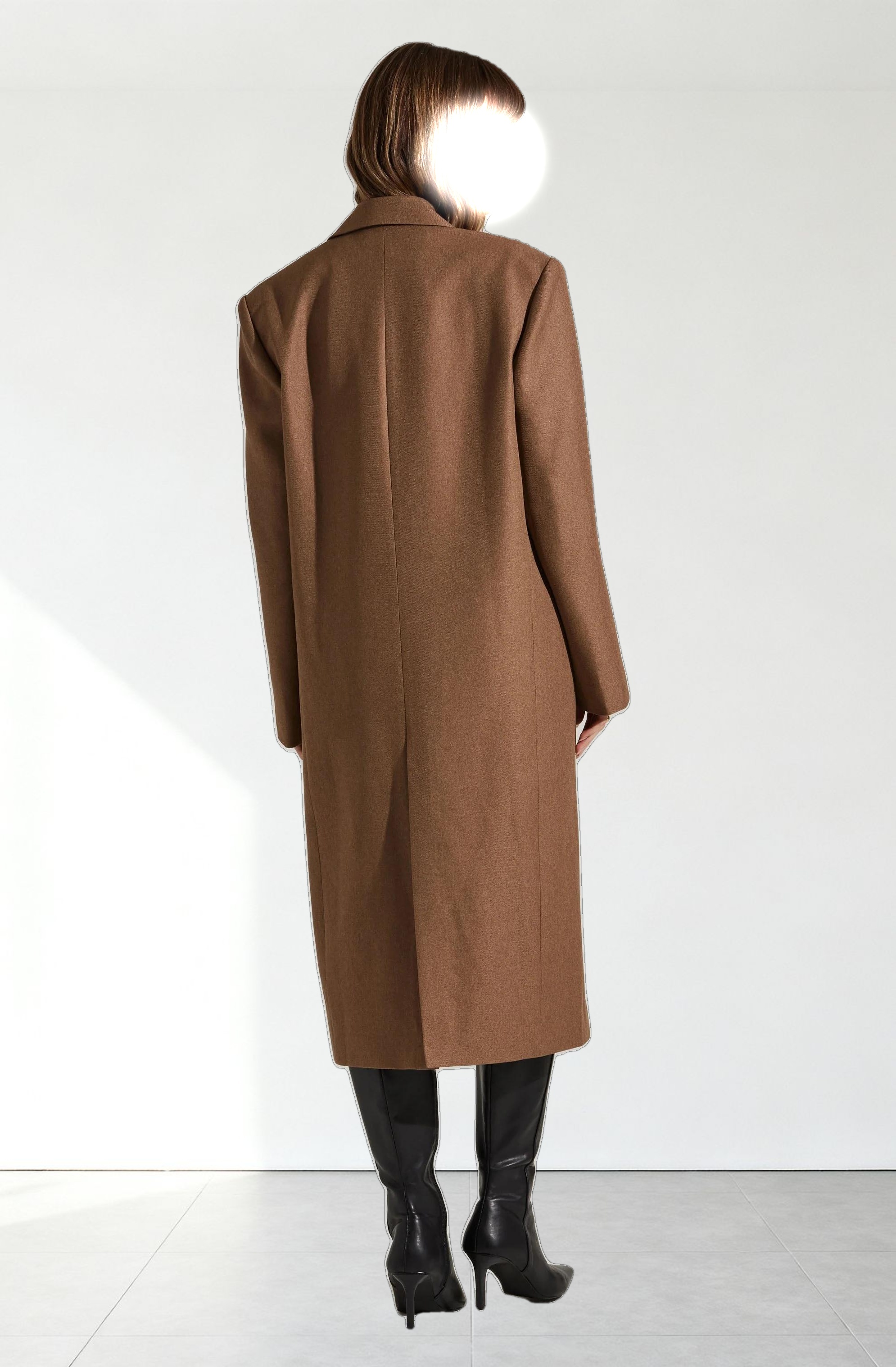 Brylee Longline Single Breasted Coat