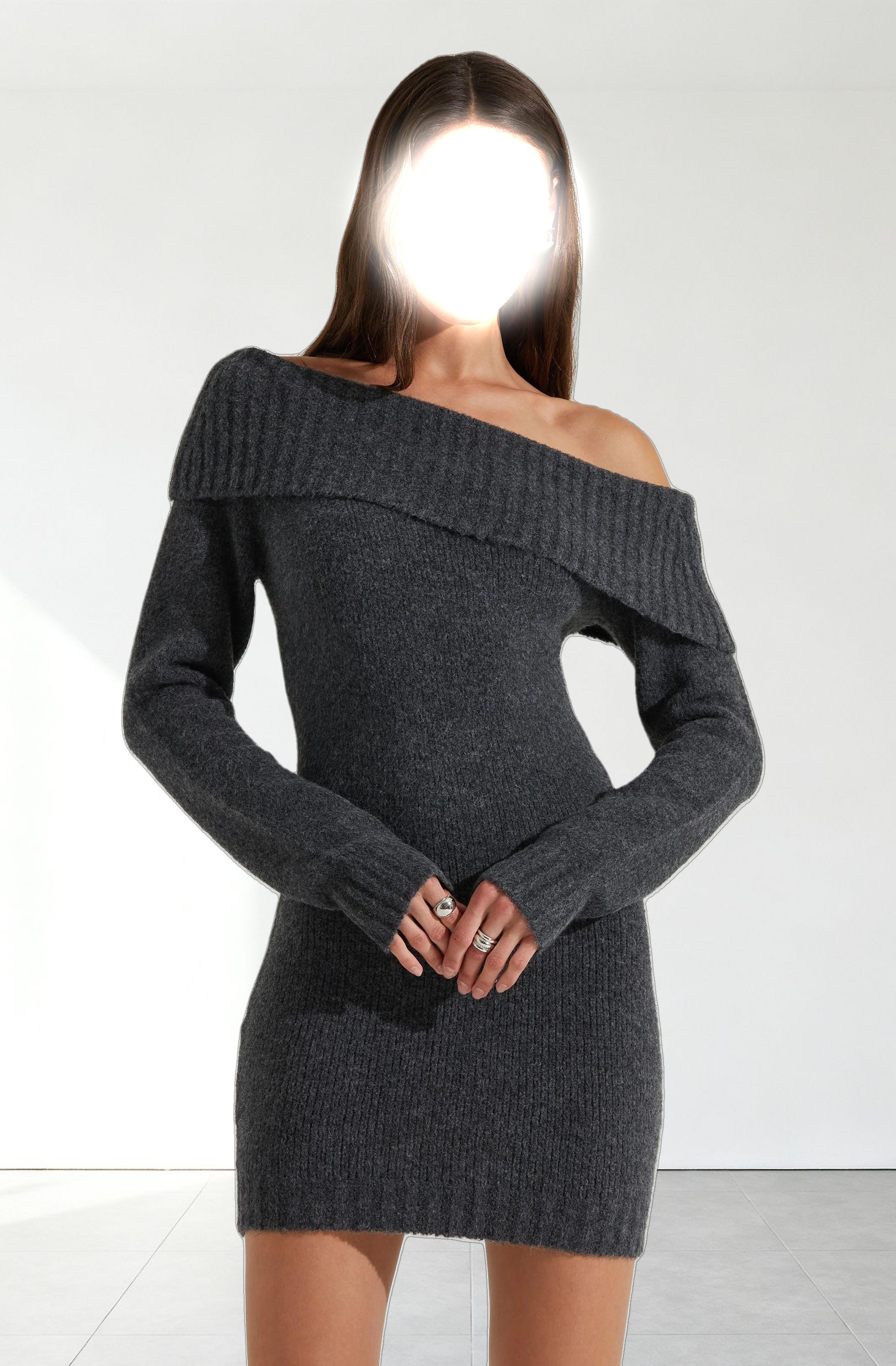 Leya Off Shoulder Sweater Dress