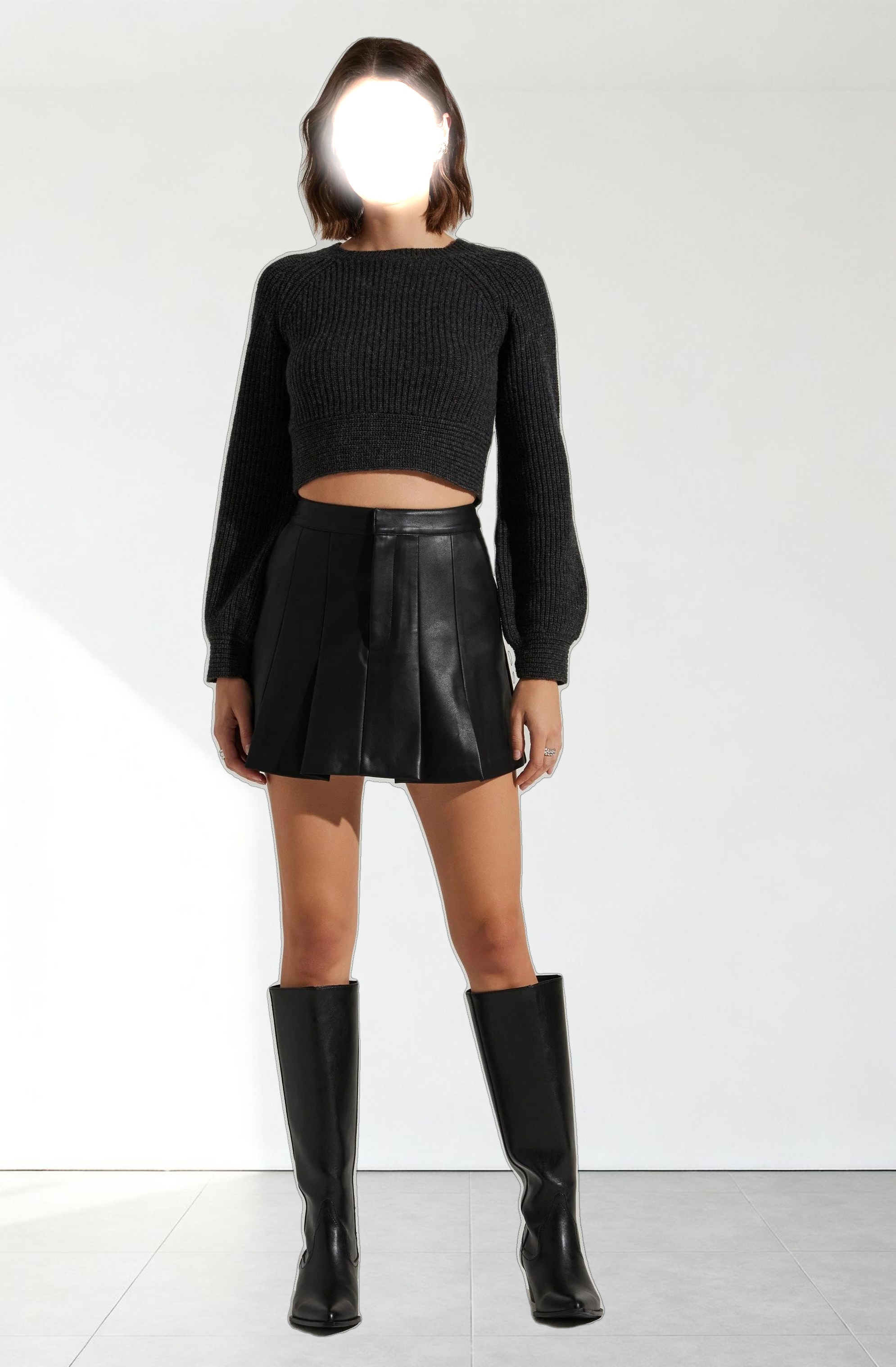 Eila Contrast Bow Back Sweater