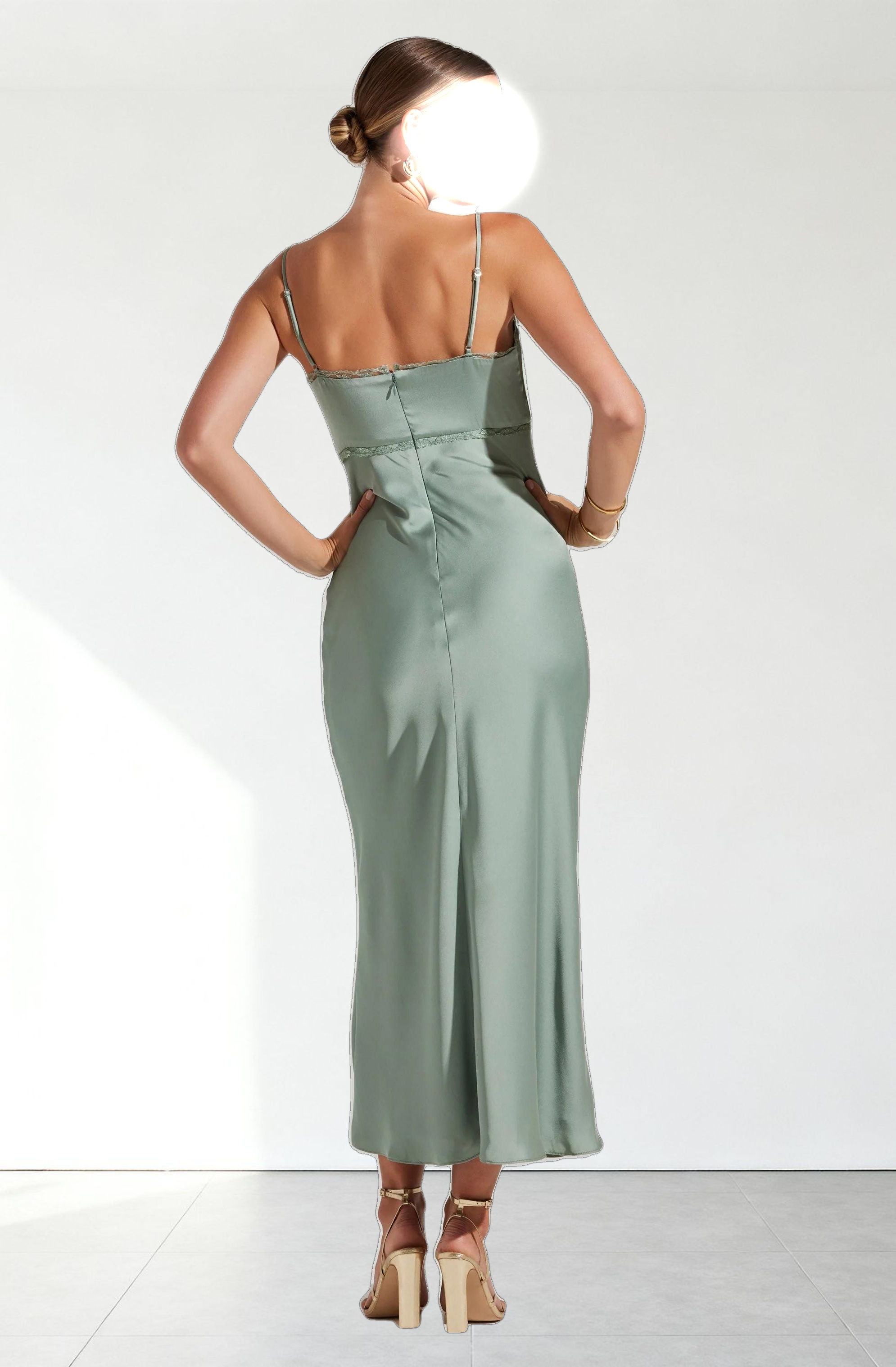 Florianne Satin Maxi Dress