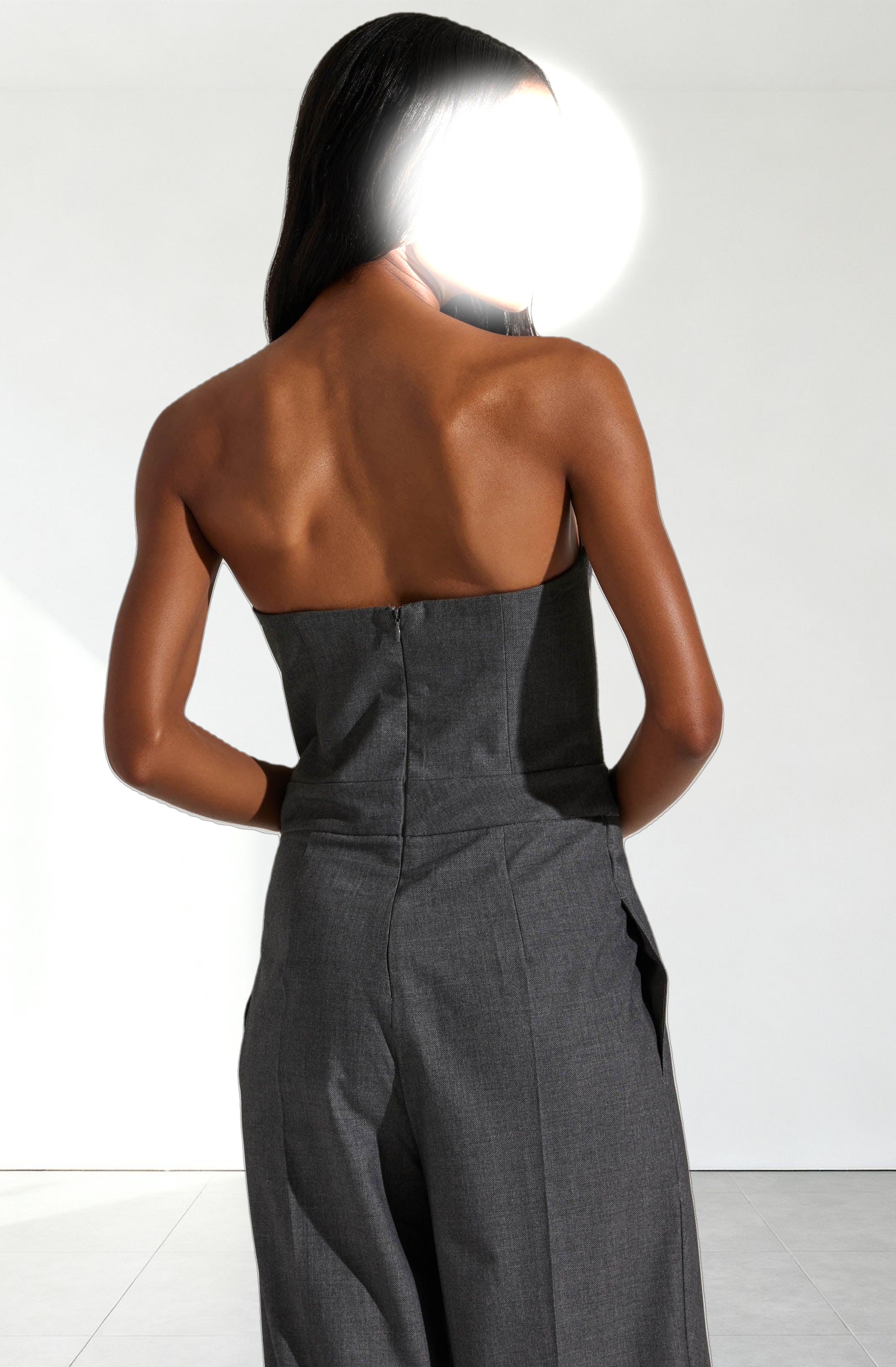 Bryony Tailored Pleat Belted Jumpsuit