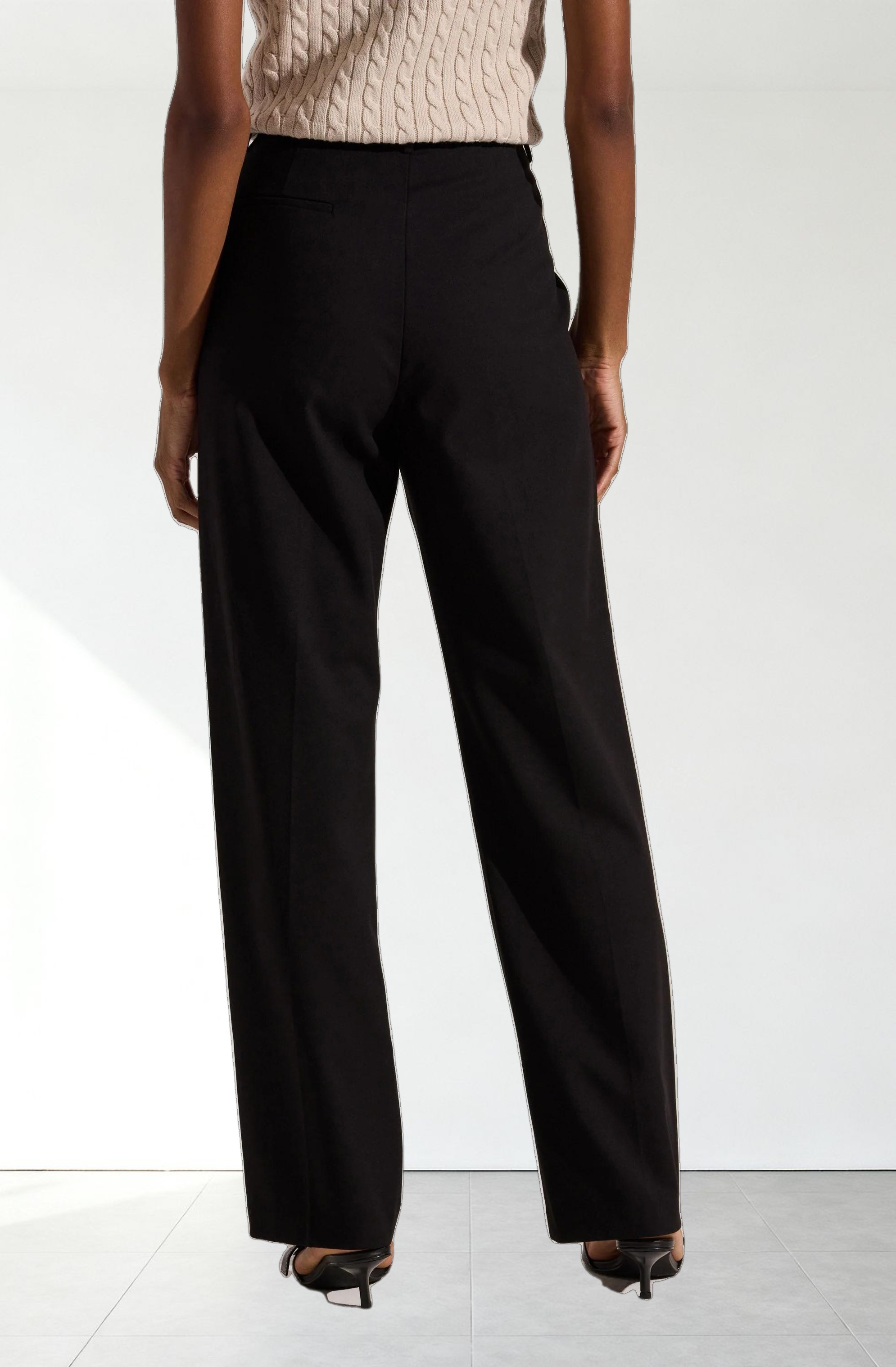 Brooks Pleated Tailored Pants