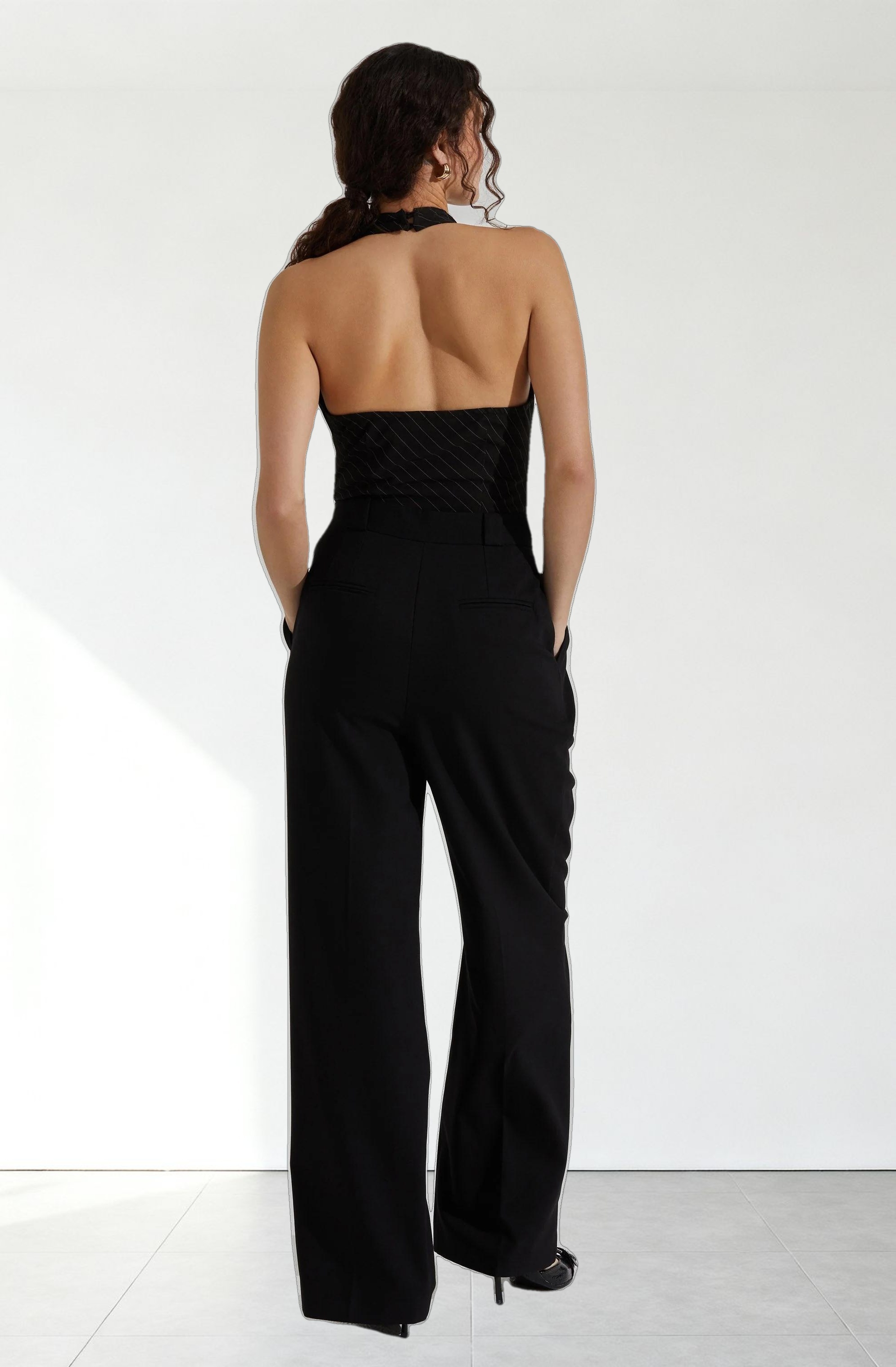 Elsha Cowl Neck Halter Top