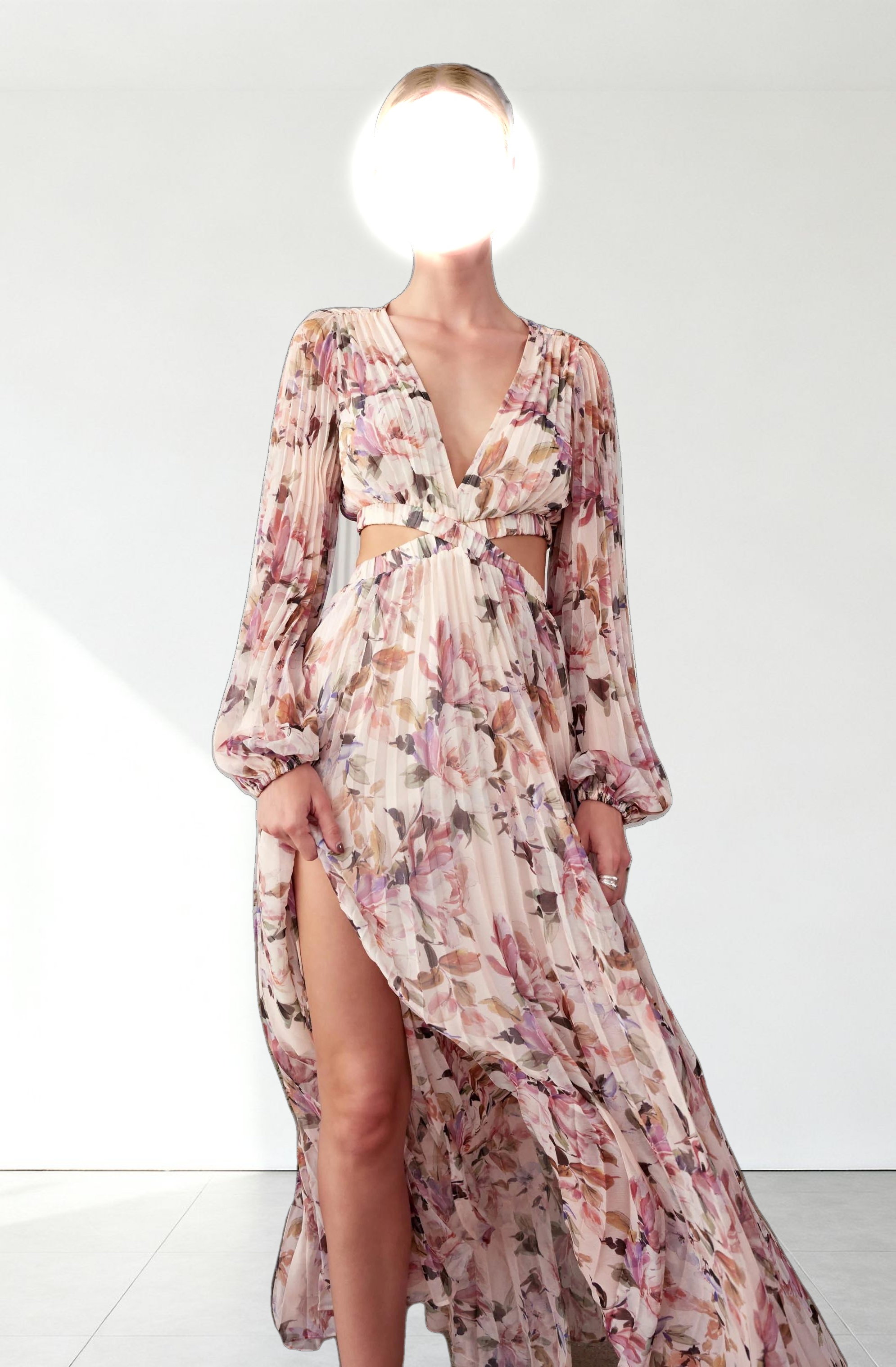 Revery Floral Long Sleeve Maxi Dress