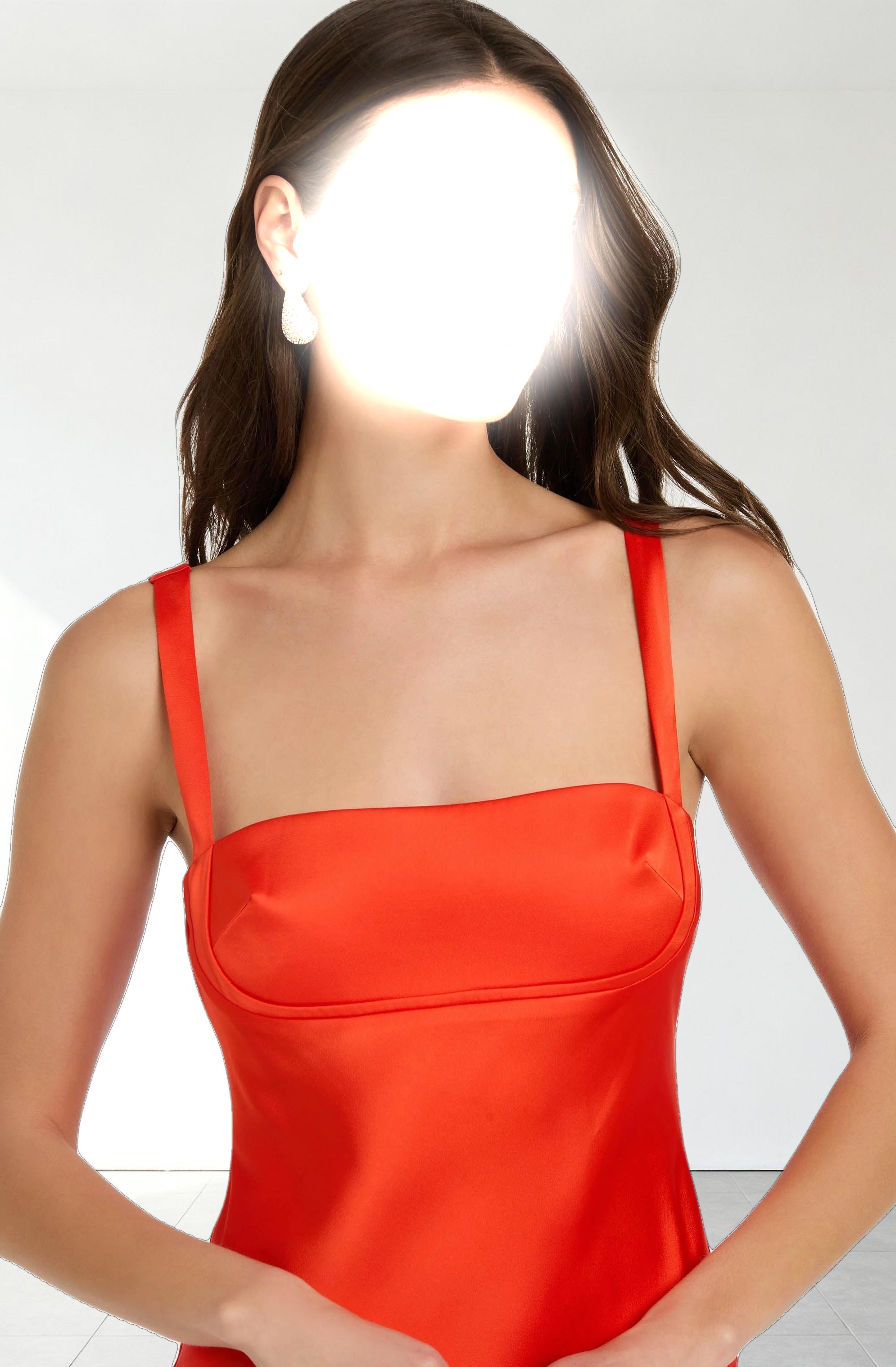 Stacie Satin Maxi Dress