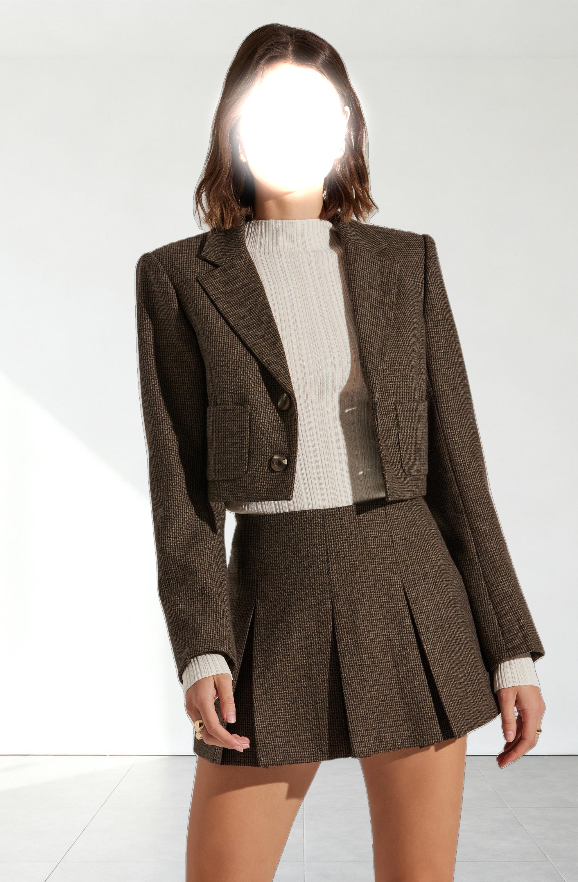 Siarah Tailored Cropped Jacket