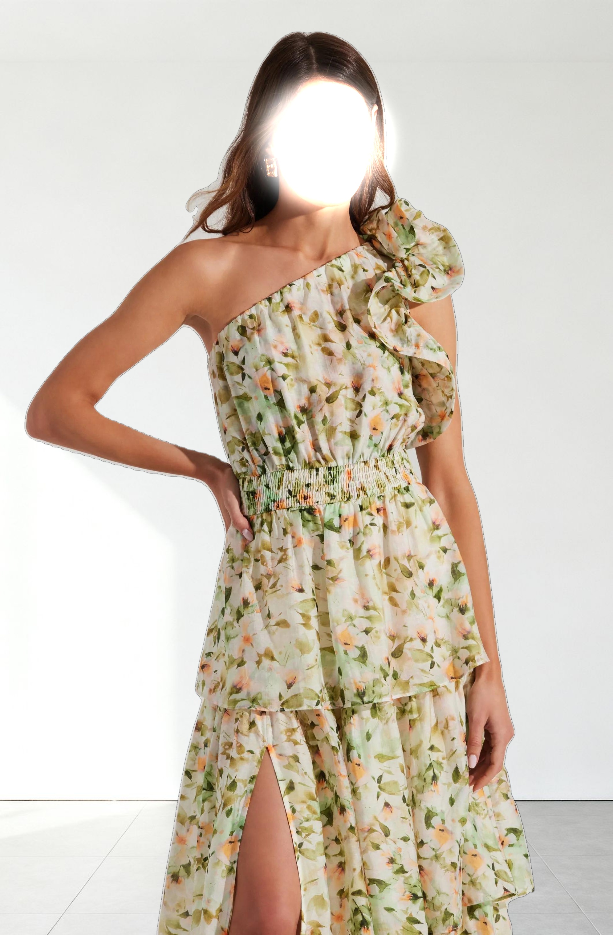 Imelda One Shoulder Maxi Dress