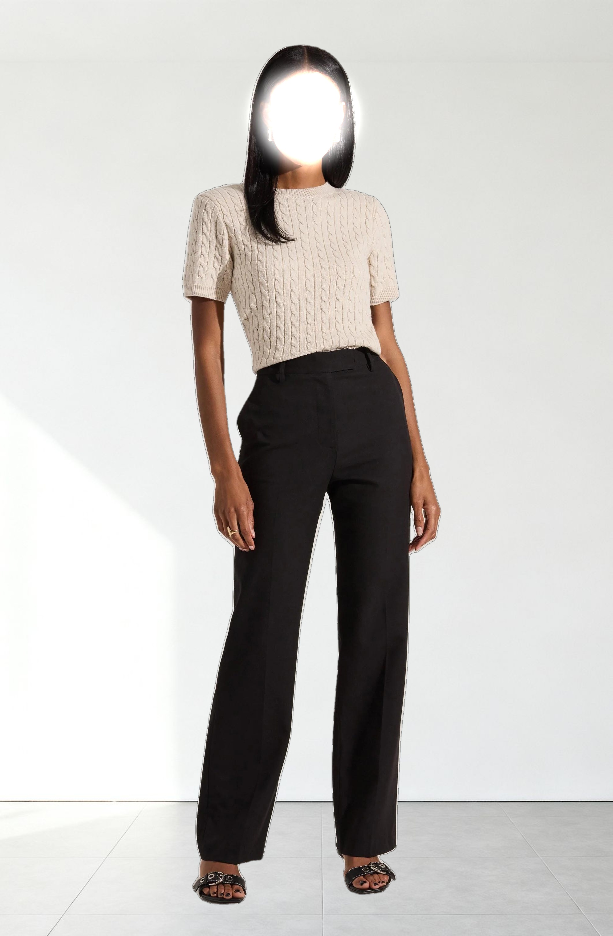 Brooks Pleated Tailored Pants