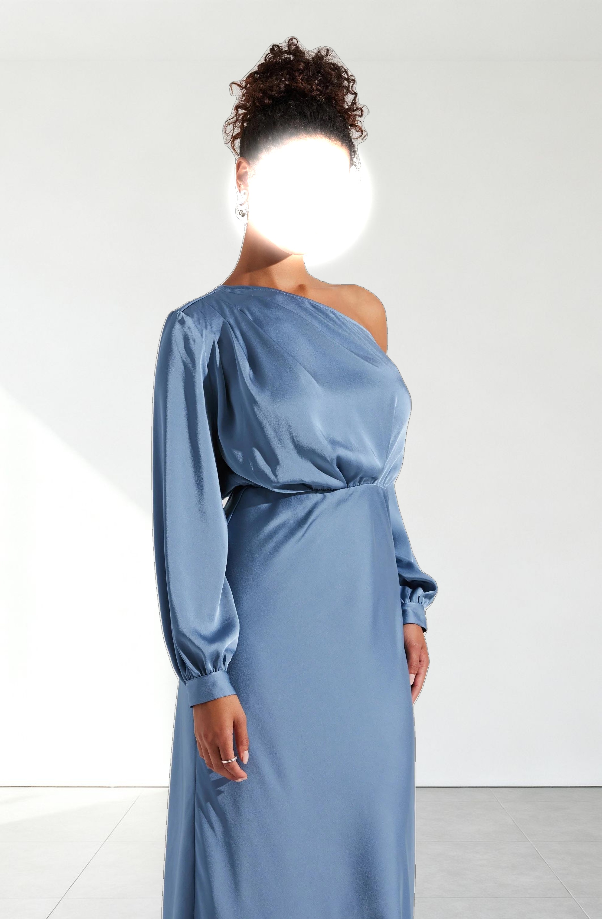 Elwood Satin Off Shoulder Dress