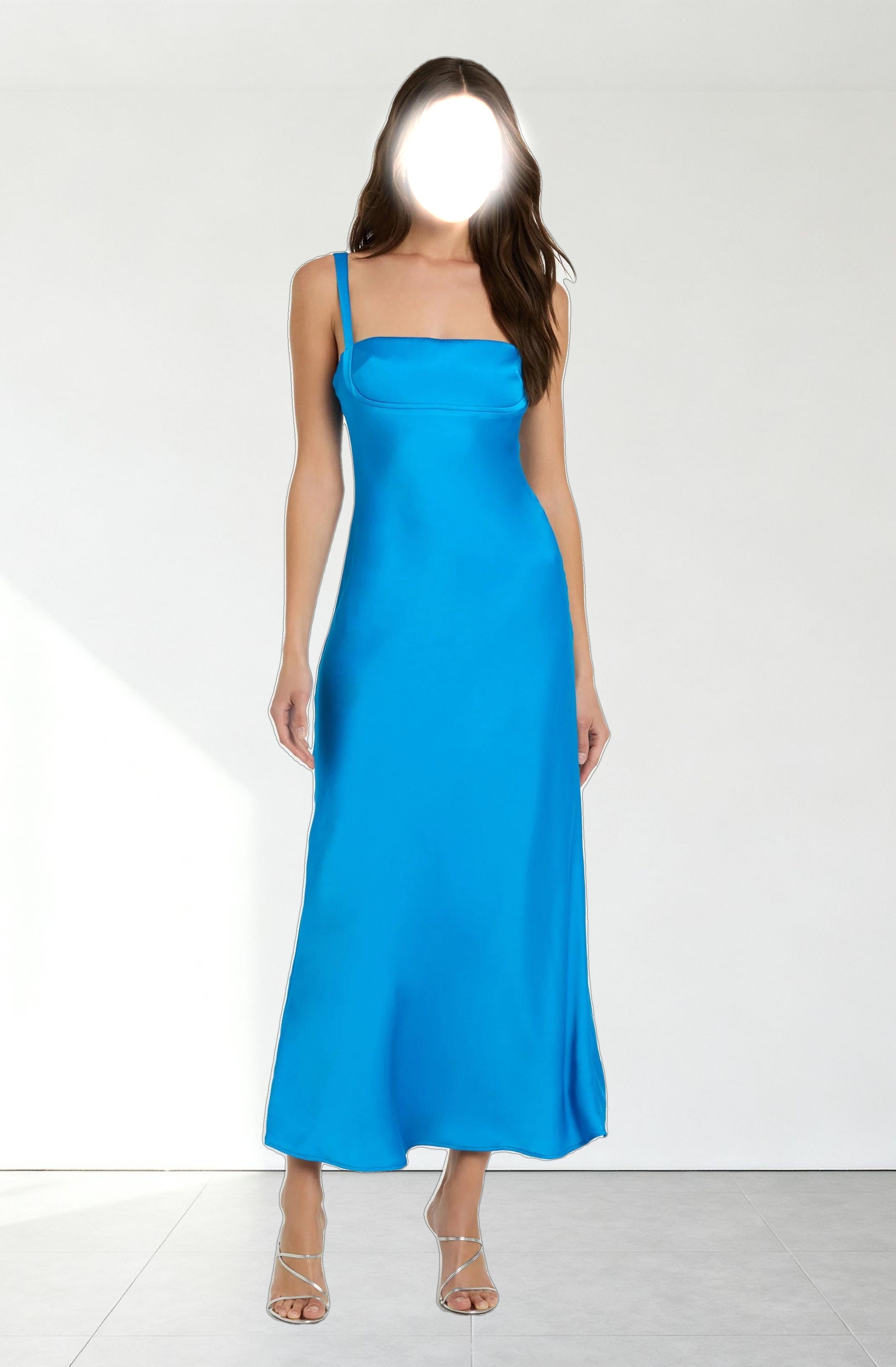 Stacie Satin Maxi Dress