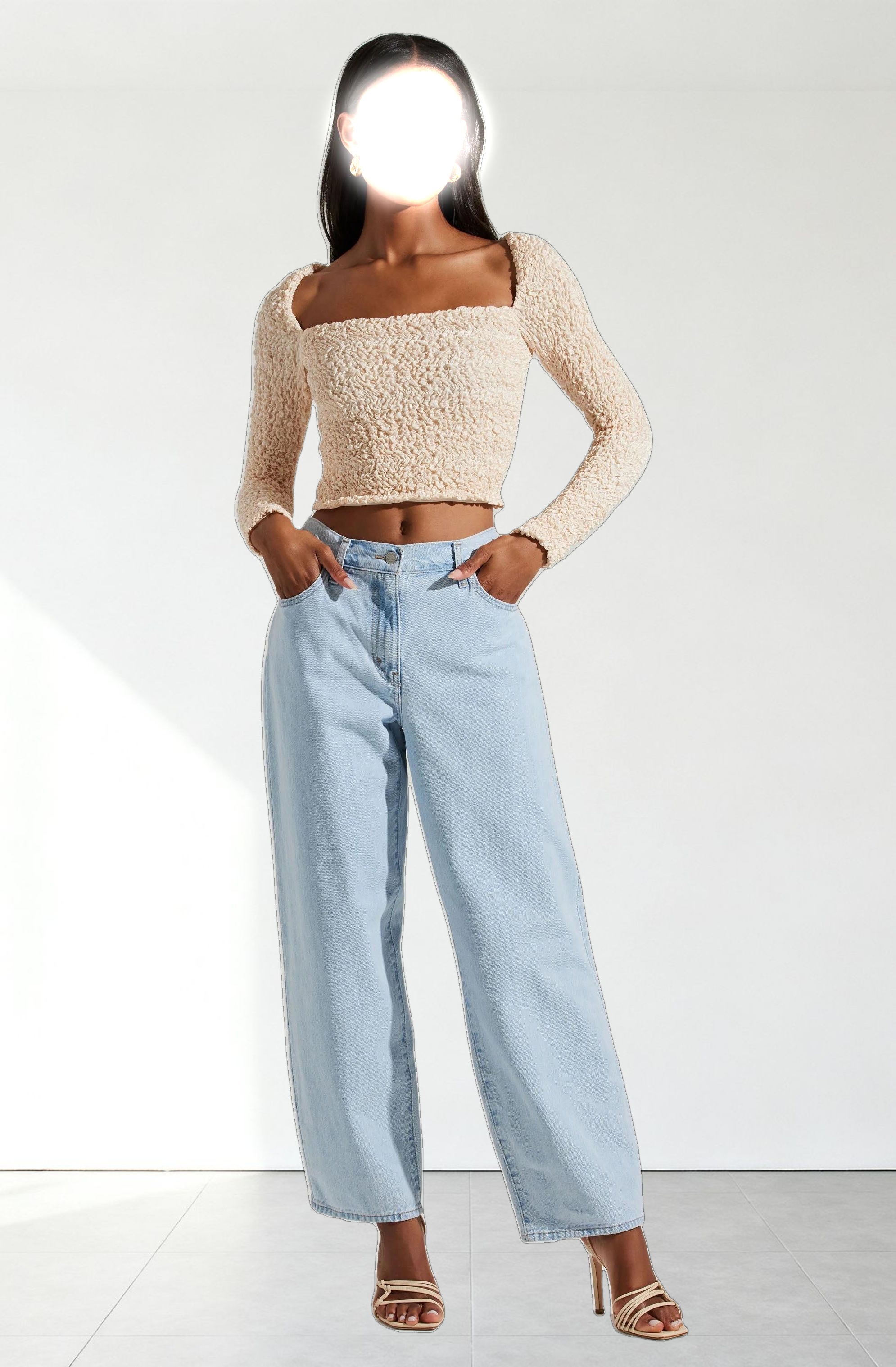Sorrel Cropped Long Sleeve Top