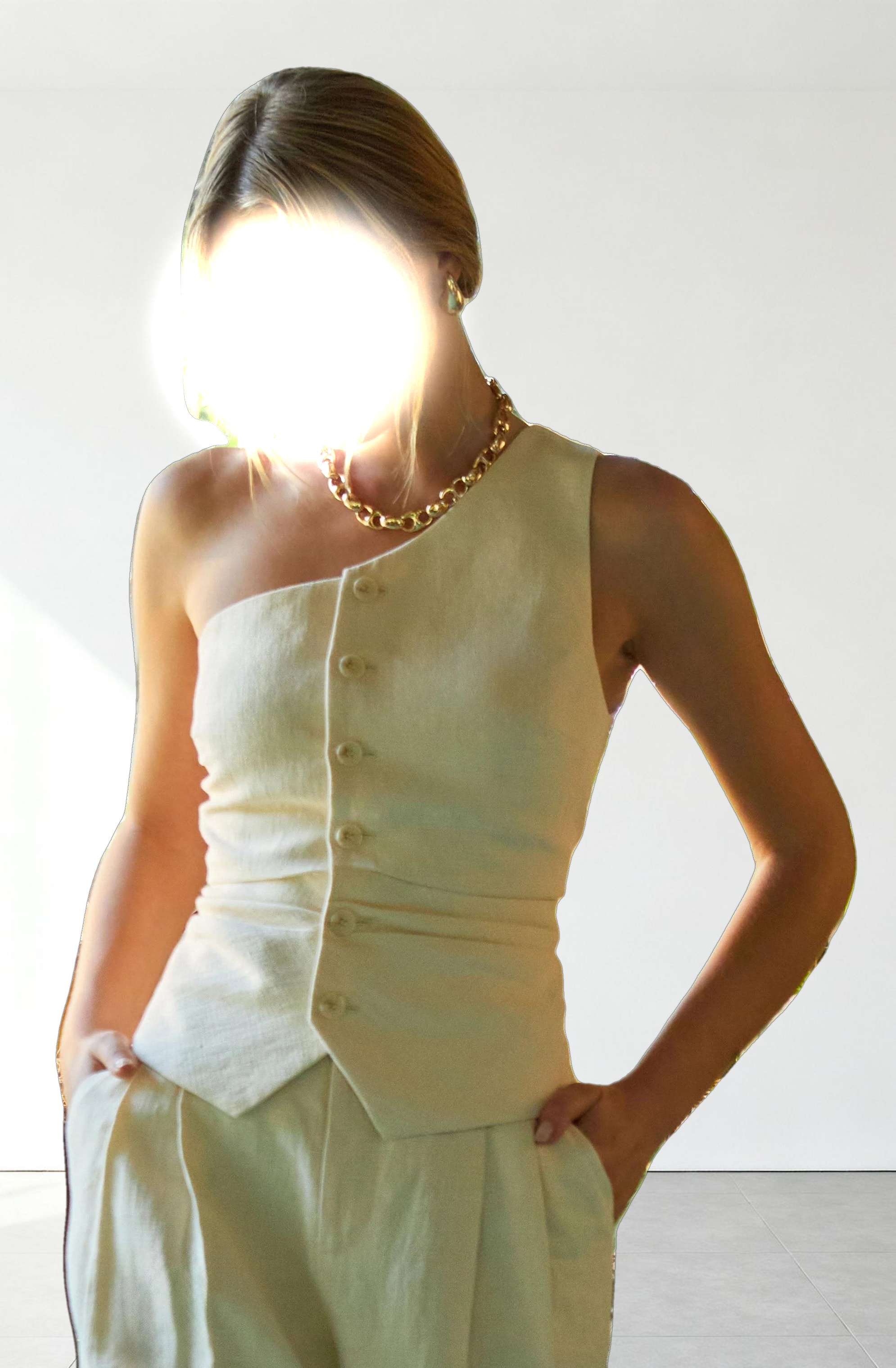 Bryony One Shoulder Vest