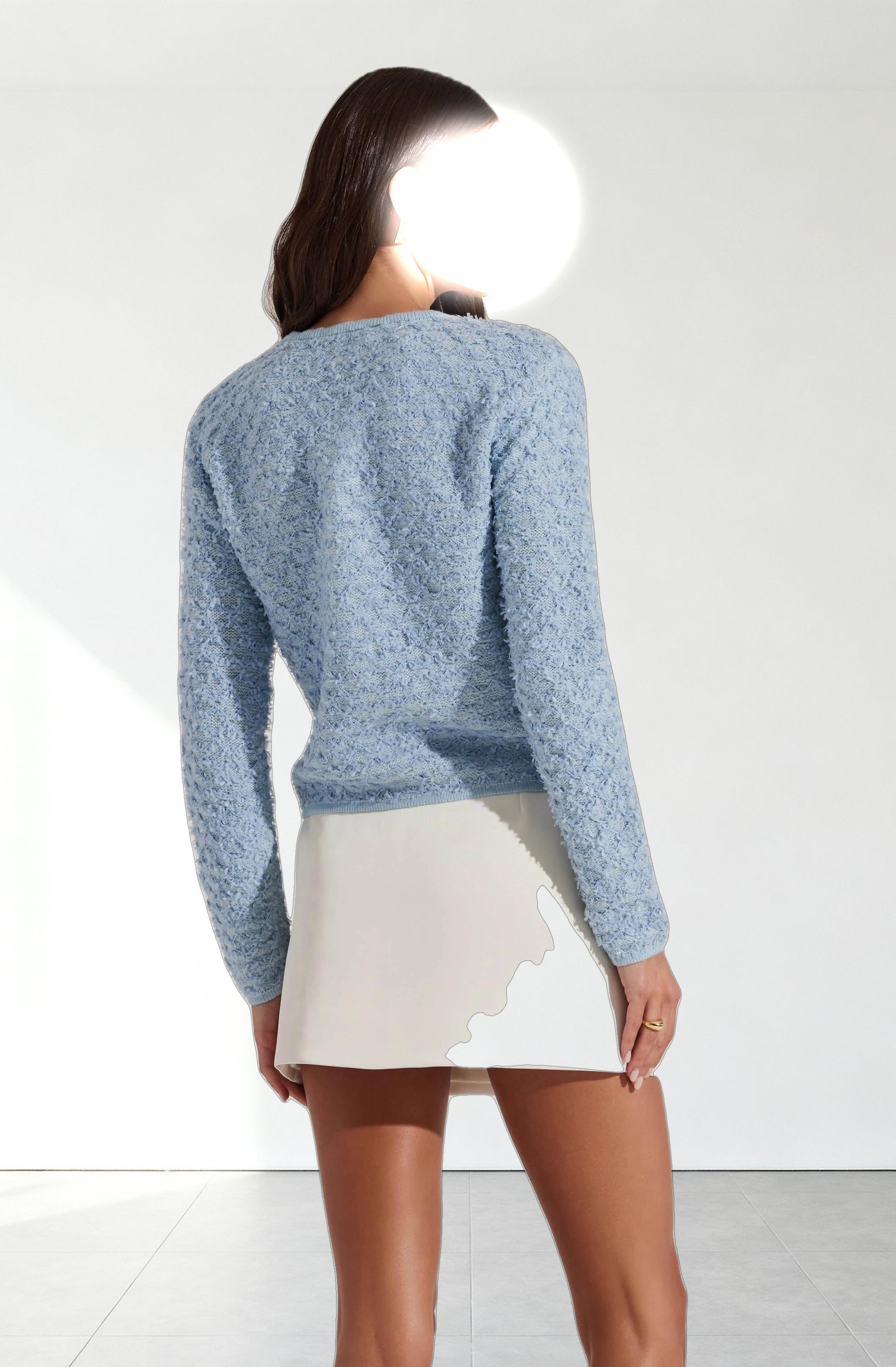 Textured Patch Pocket Cardigan