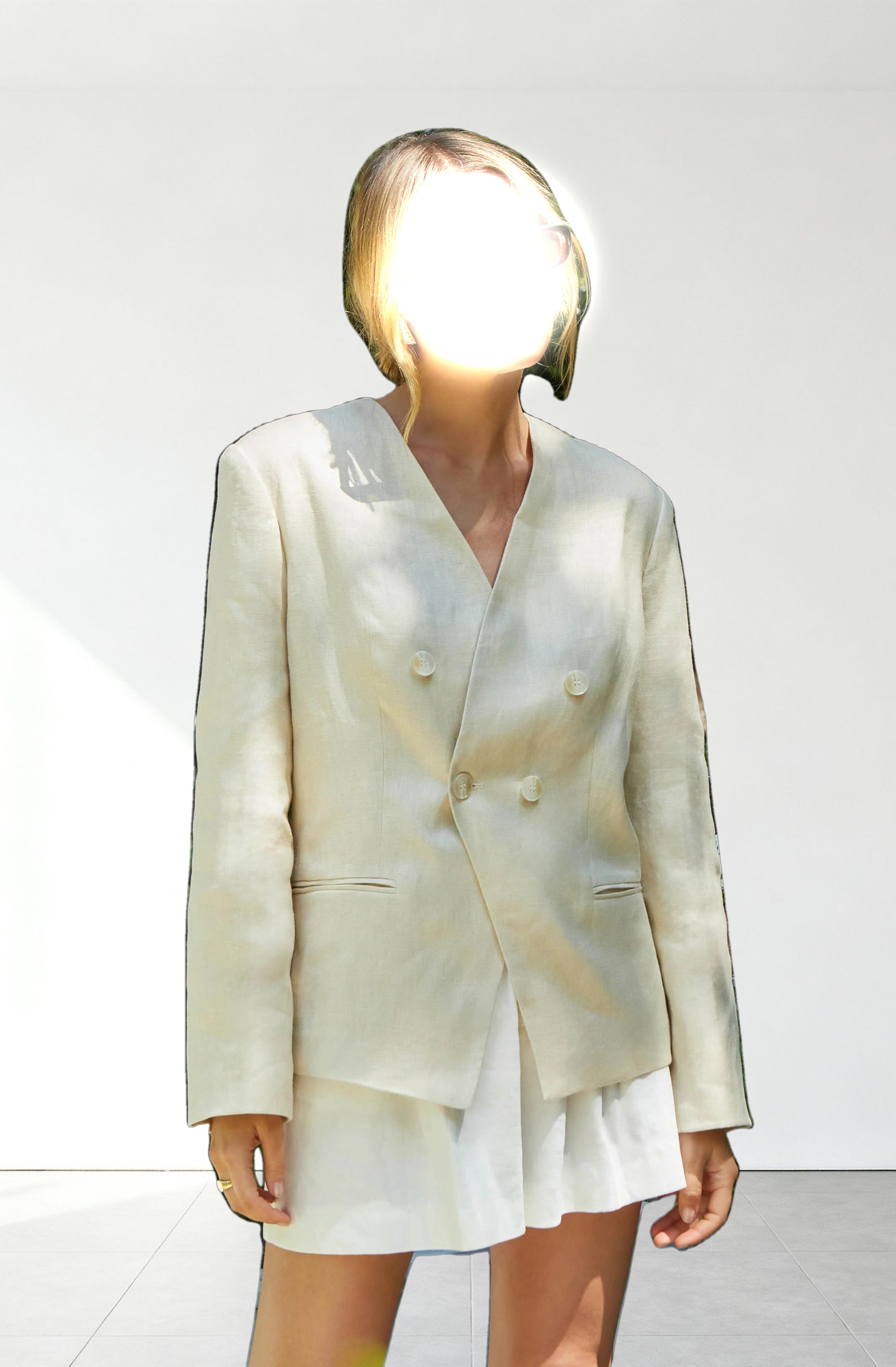 Dannika Linen Blazer