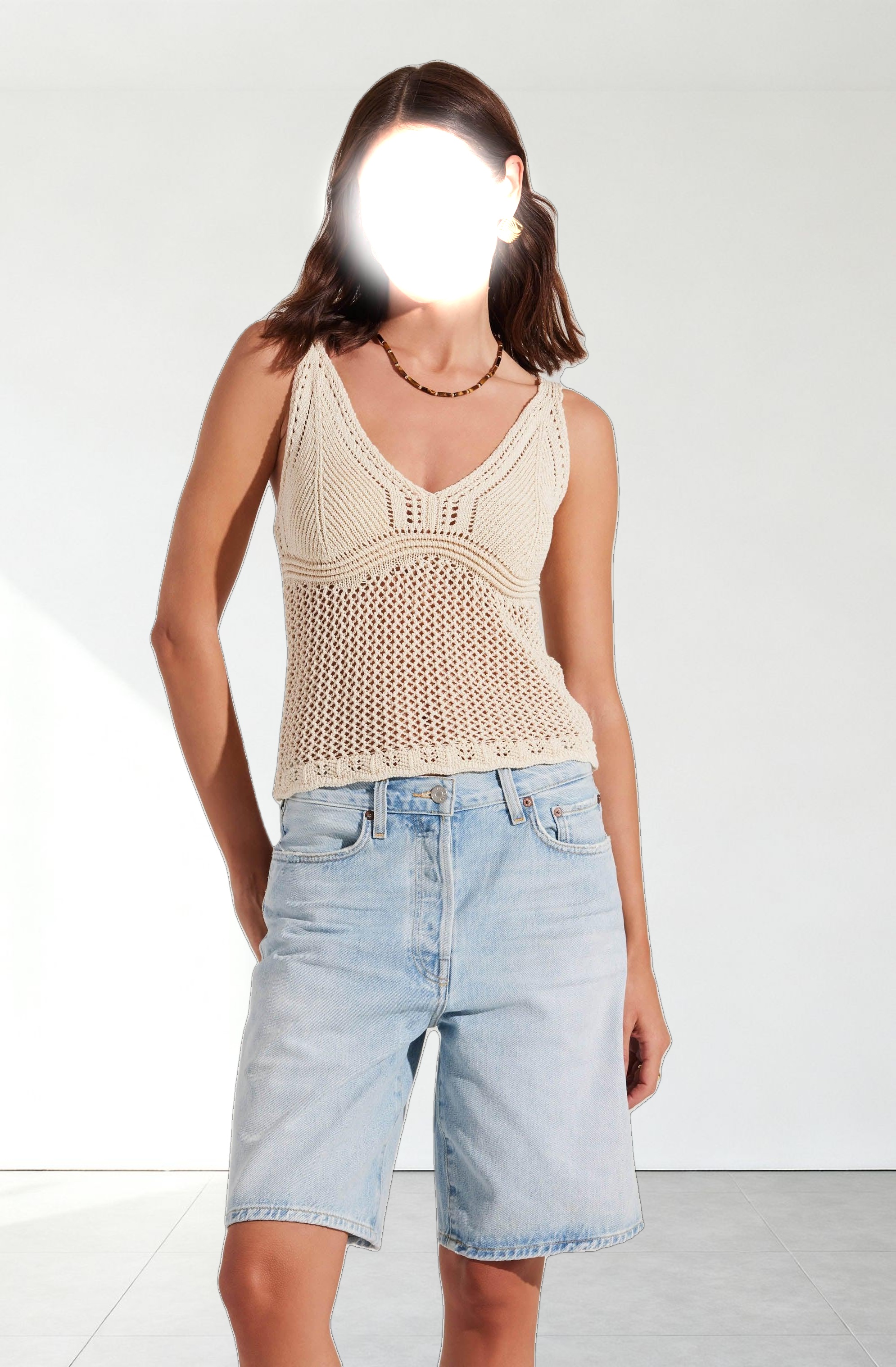 Kalaya Crochet Knit Top