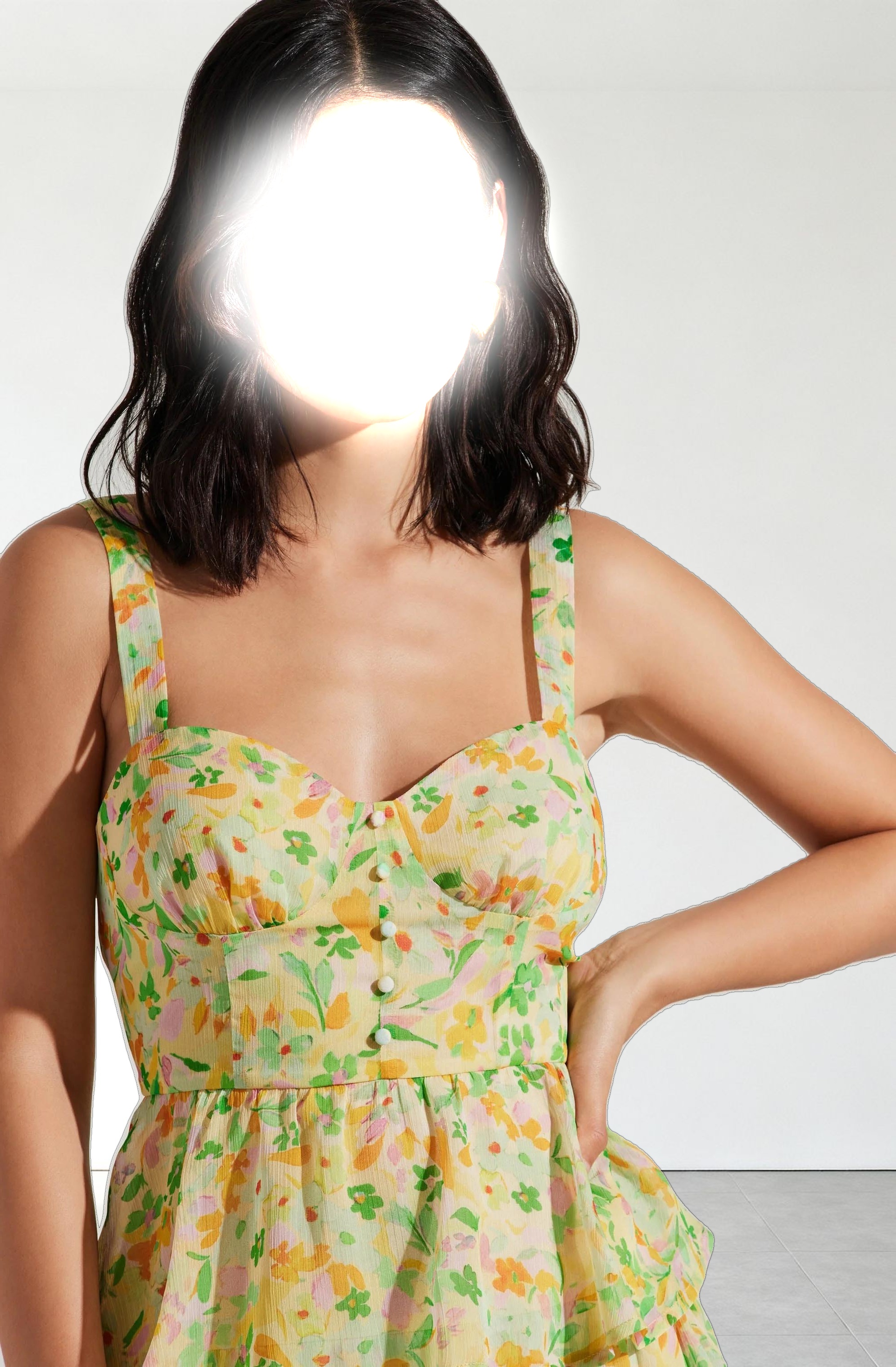 Midsummer Floral Tiered Maxi Dress