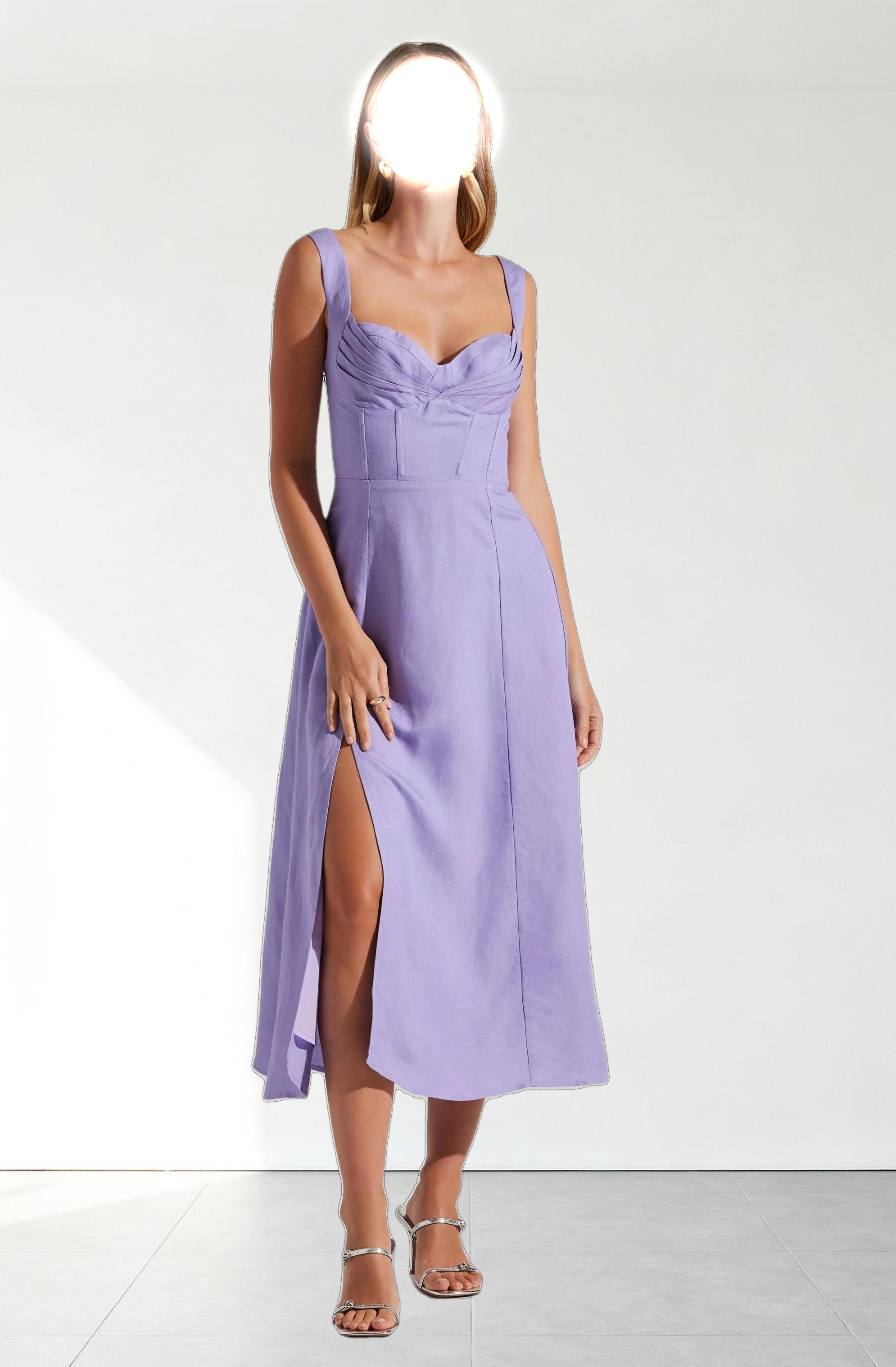 Estella Corset Midi Dress