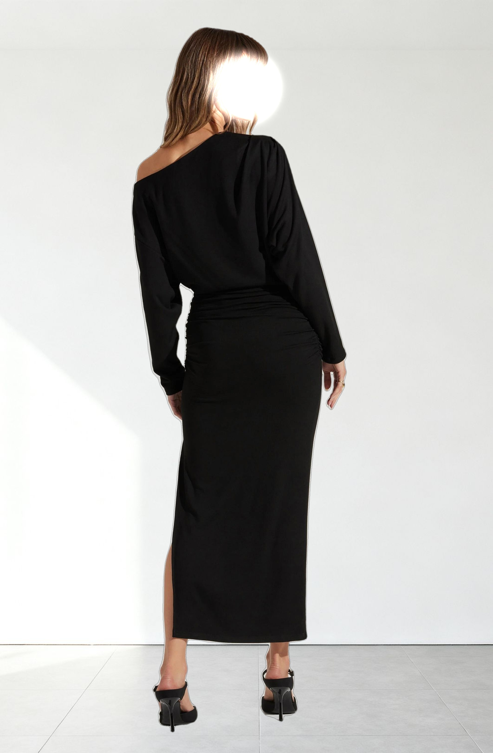 Nary Off Shoulder Midi Dress