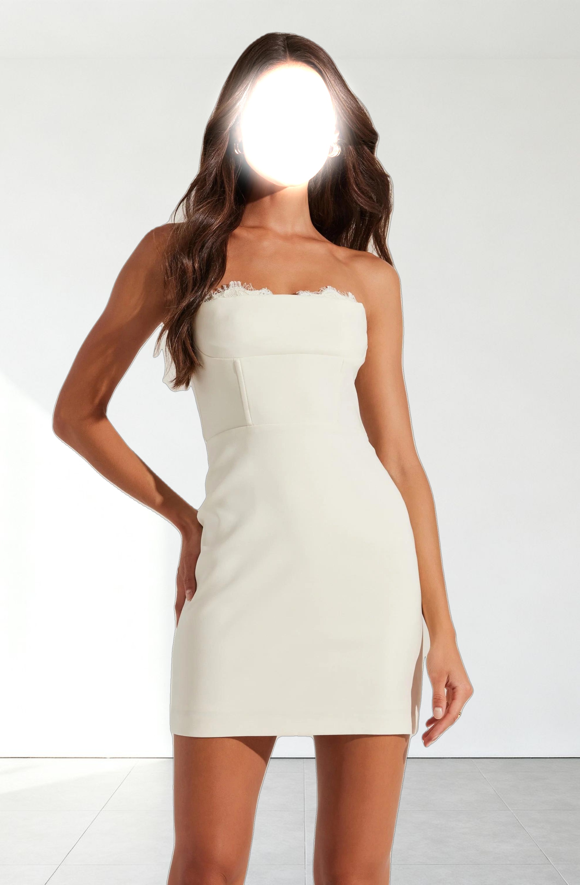 Melani Lace Peekaboo Dress