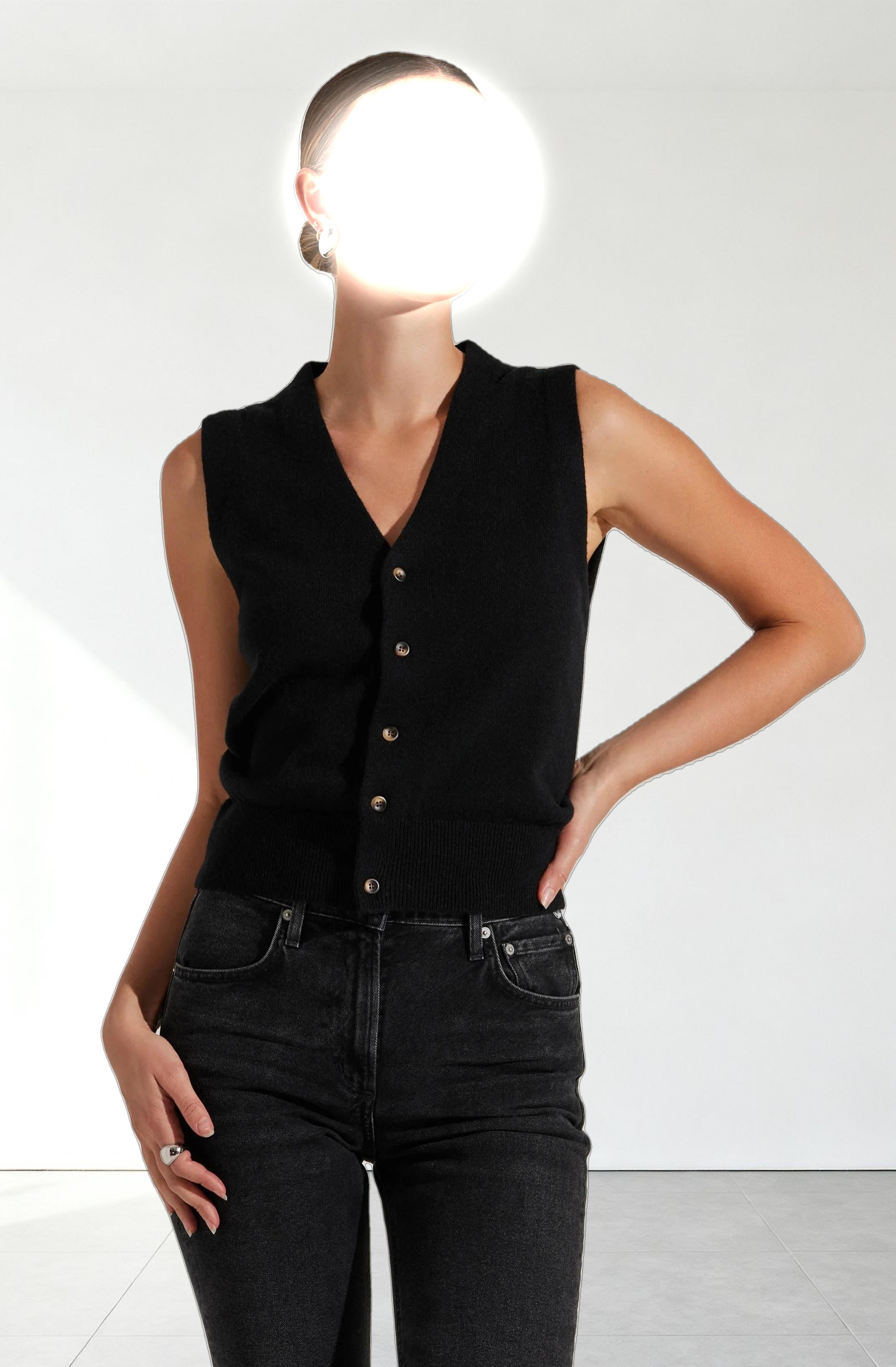 Eira Button-Up Sweater Vest