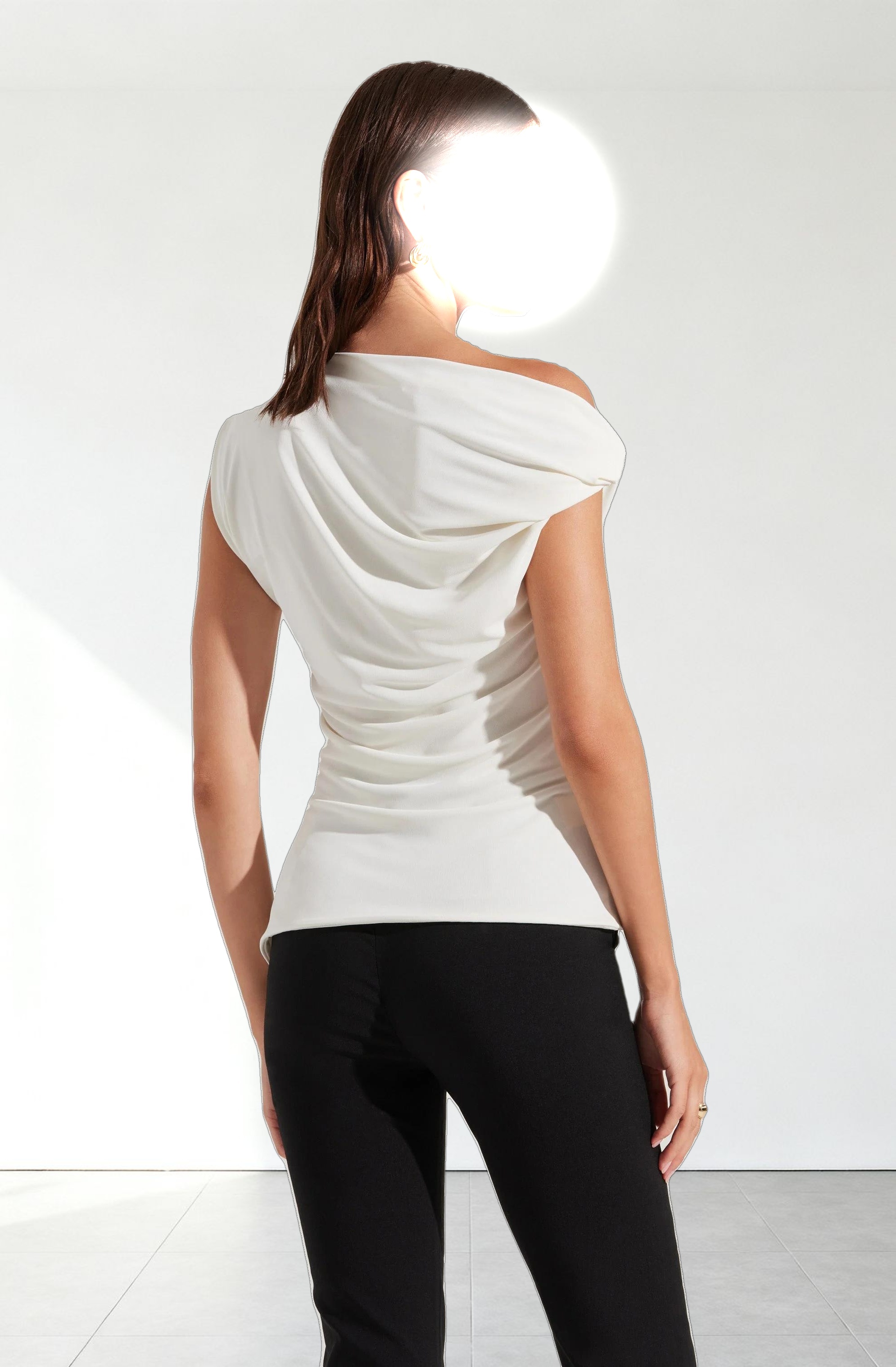 Aphra Twisted Off Shoulder Top