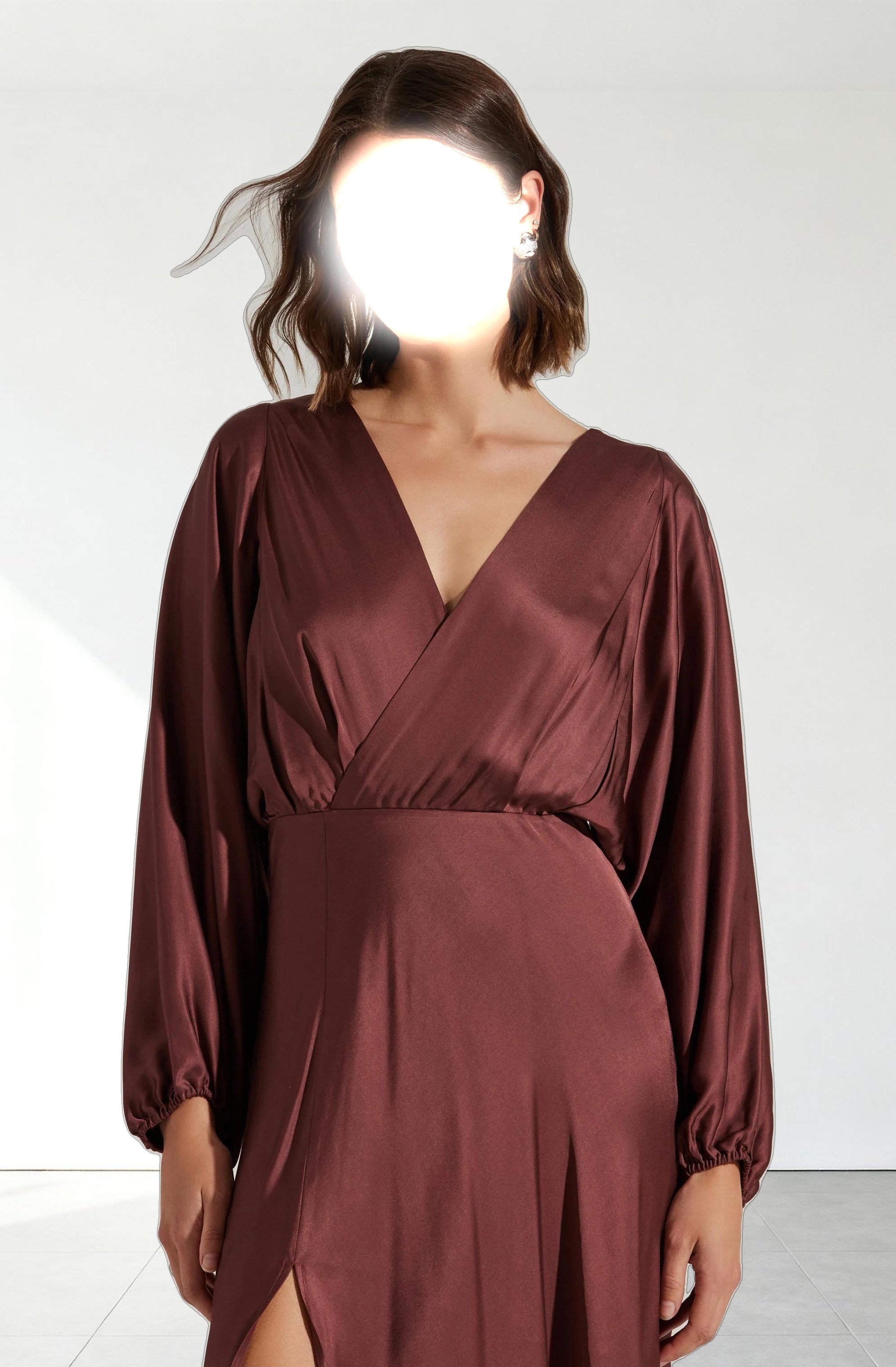 Kimiko V-Neck Midi Dress