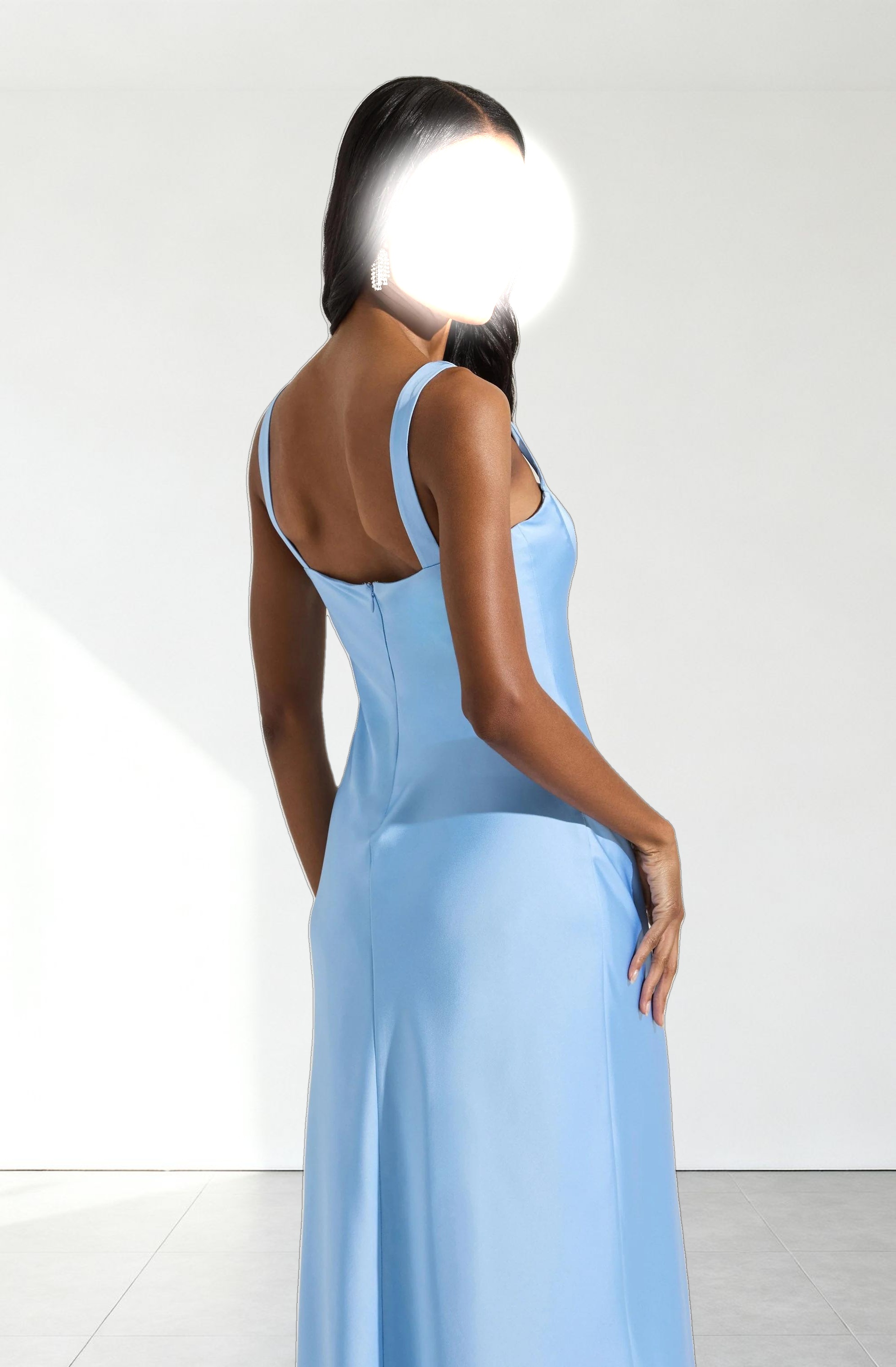 Stacie Satin Maxi Dress