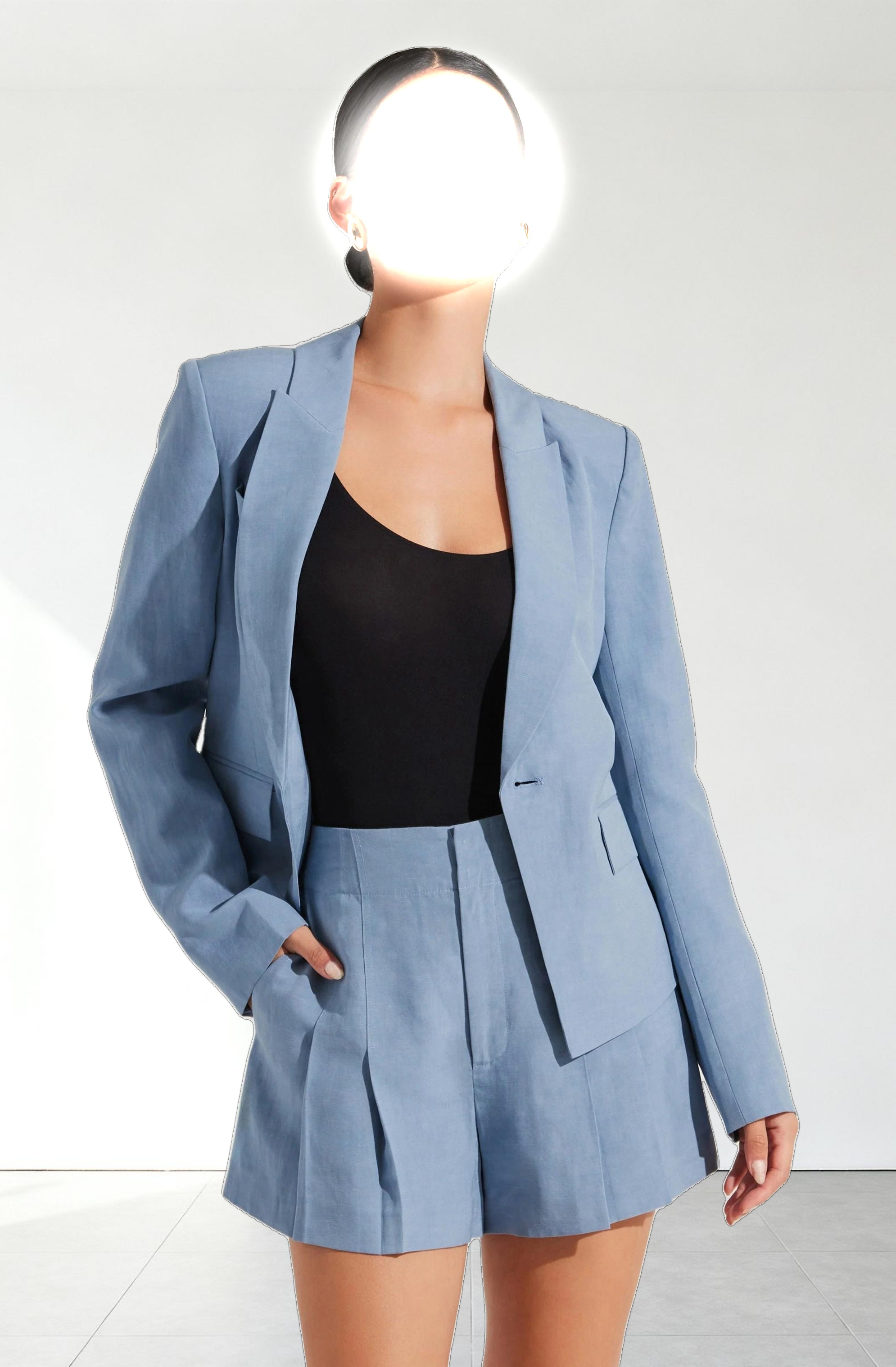 Artice Linen-Blend Blazer