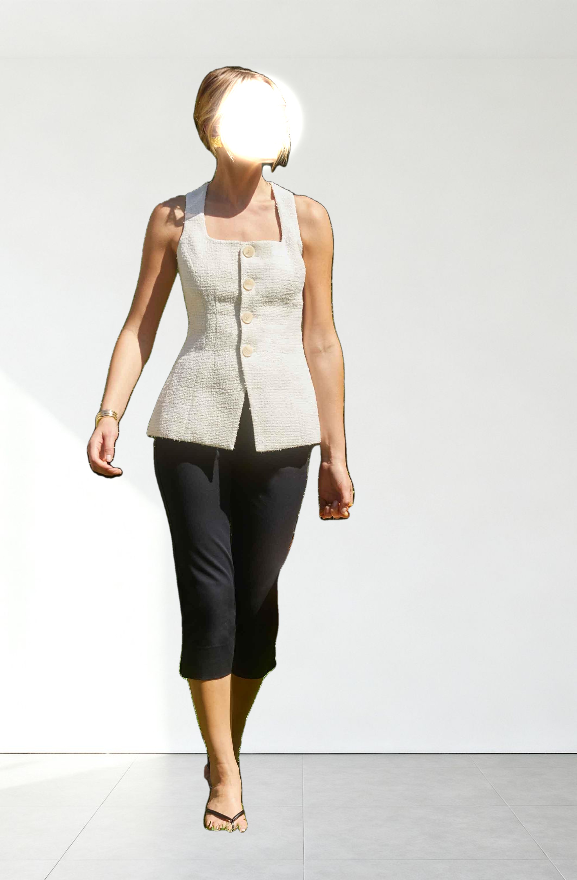 Brunelle Tweed Cutaway Vest