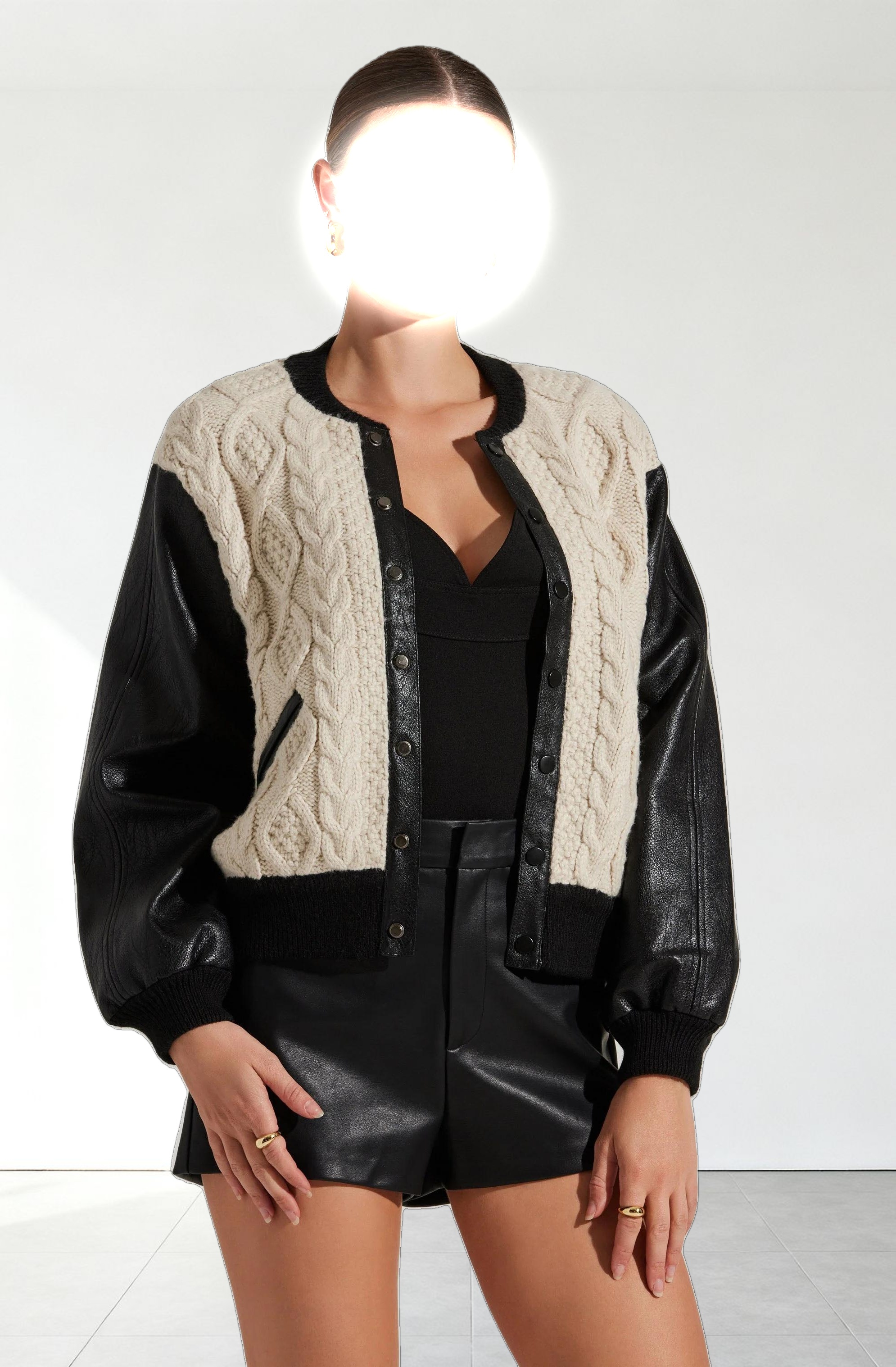 Fionn Contrast Bomber Jacket