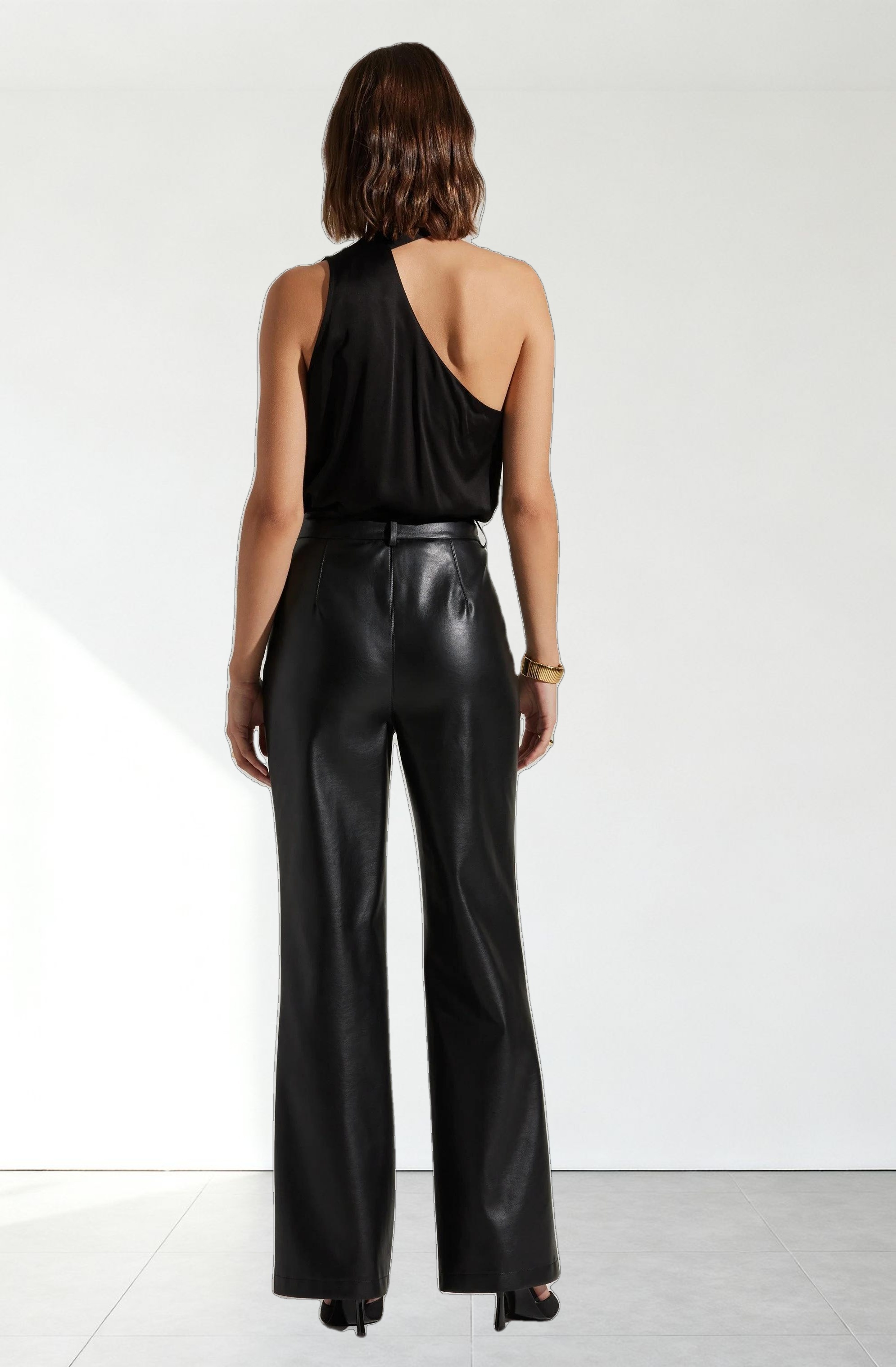 Partia Scarf Detail Asymmetric Top