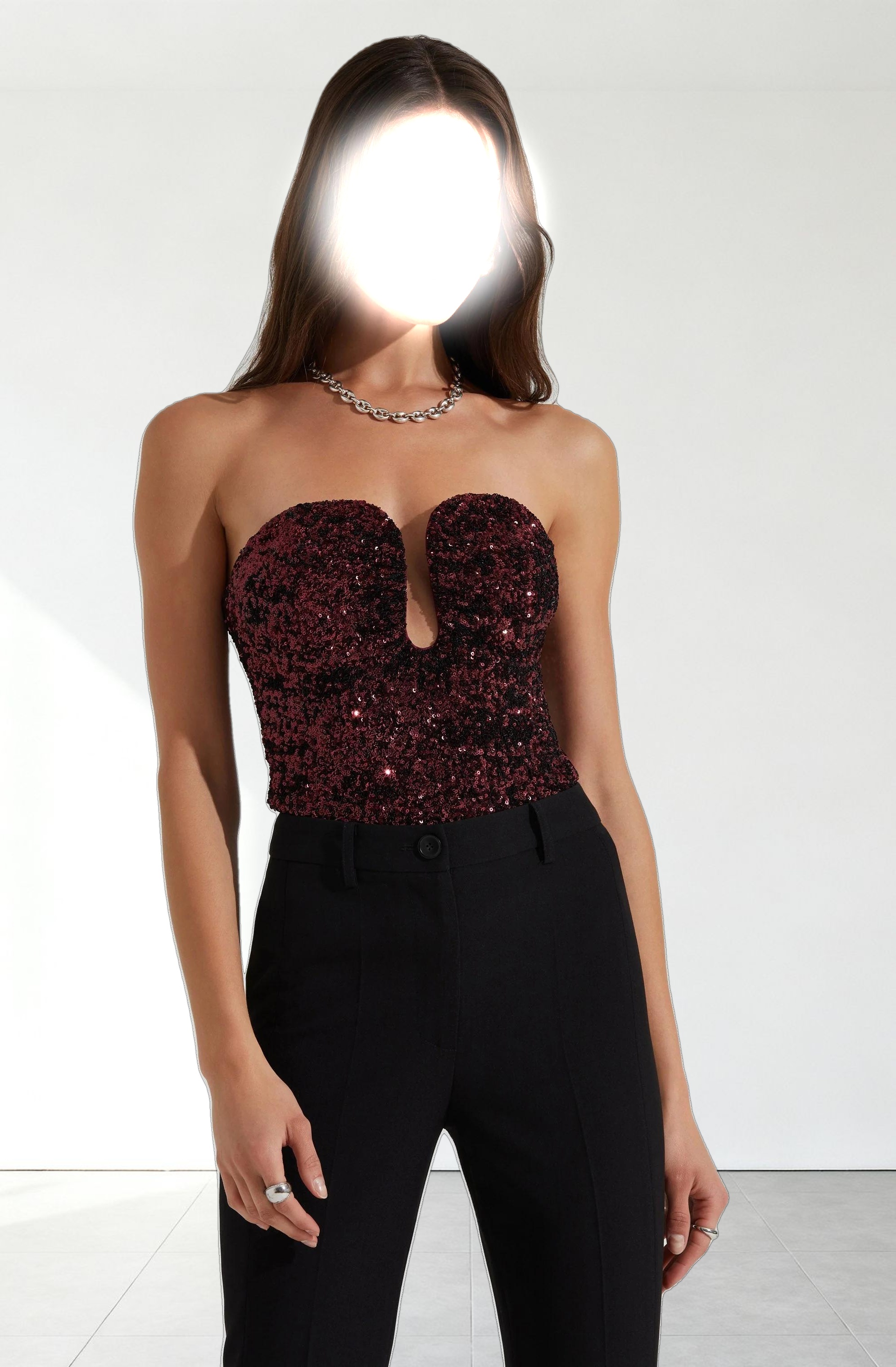 Arista Sweetheart Sequin Top