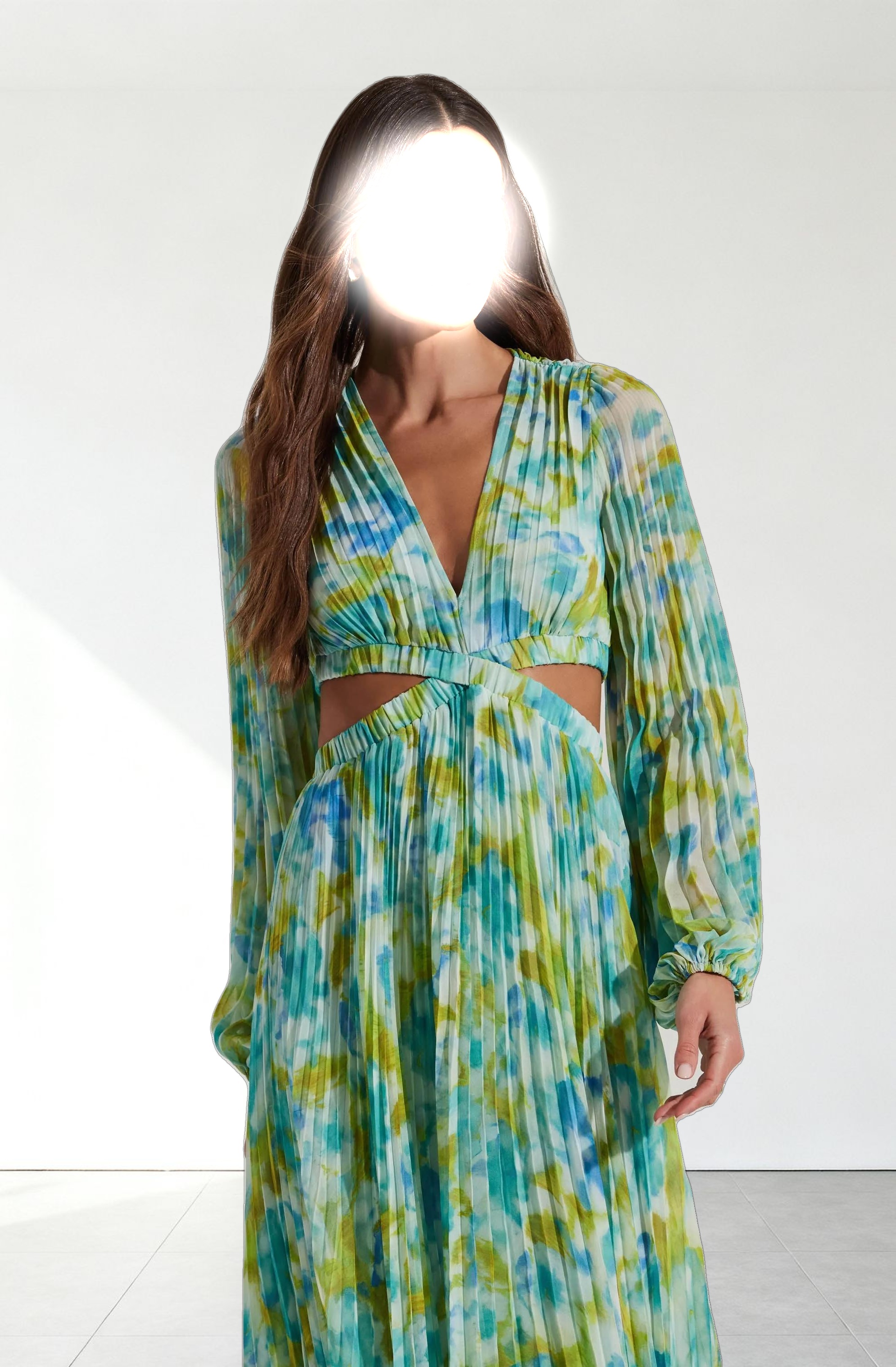 Revery Floral Long Sleeve Maxi Dress