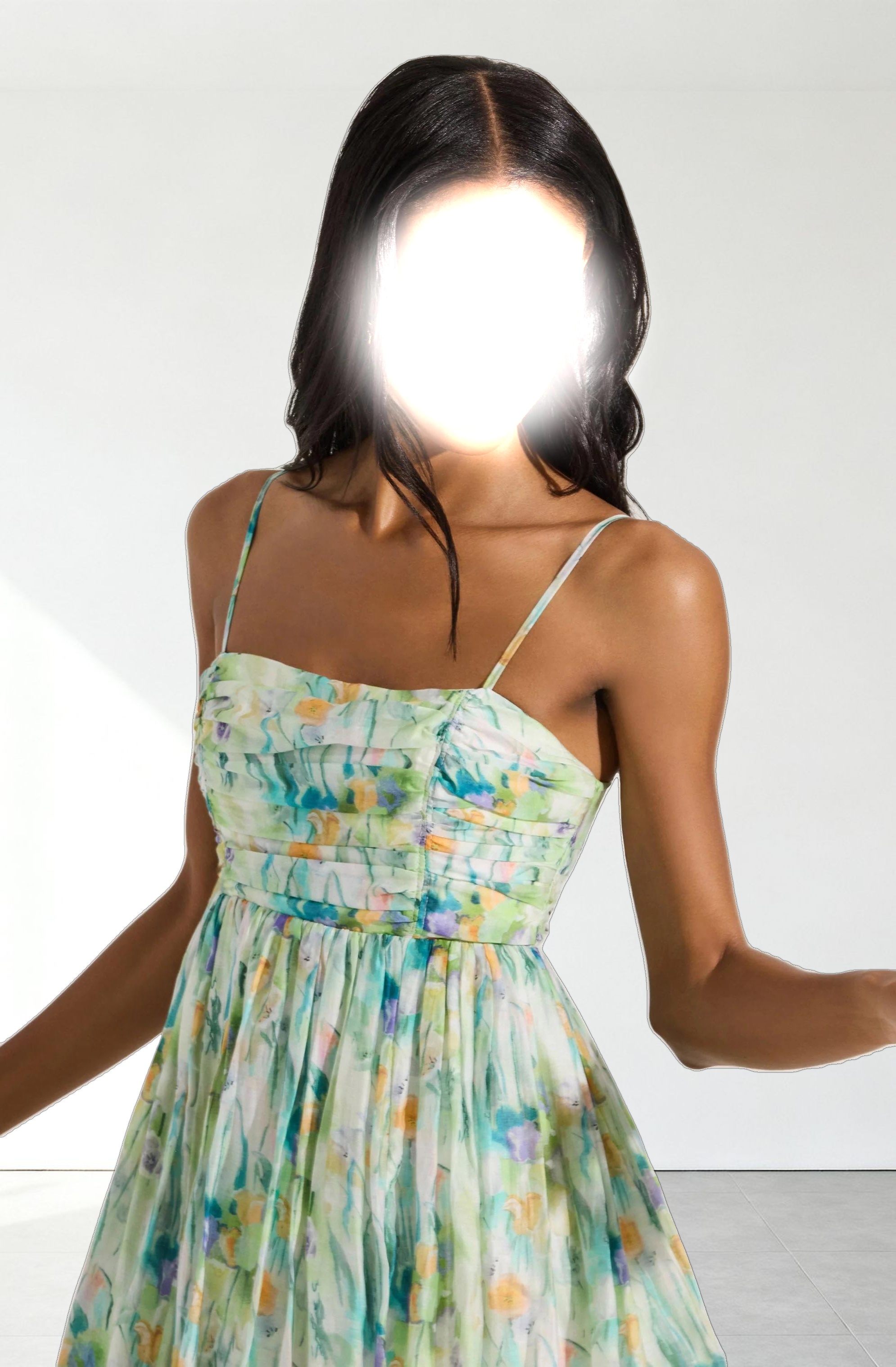 Bubble Floral Mini Dress