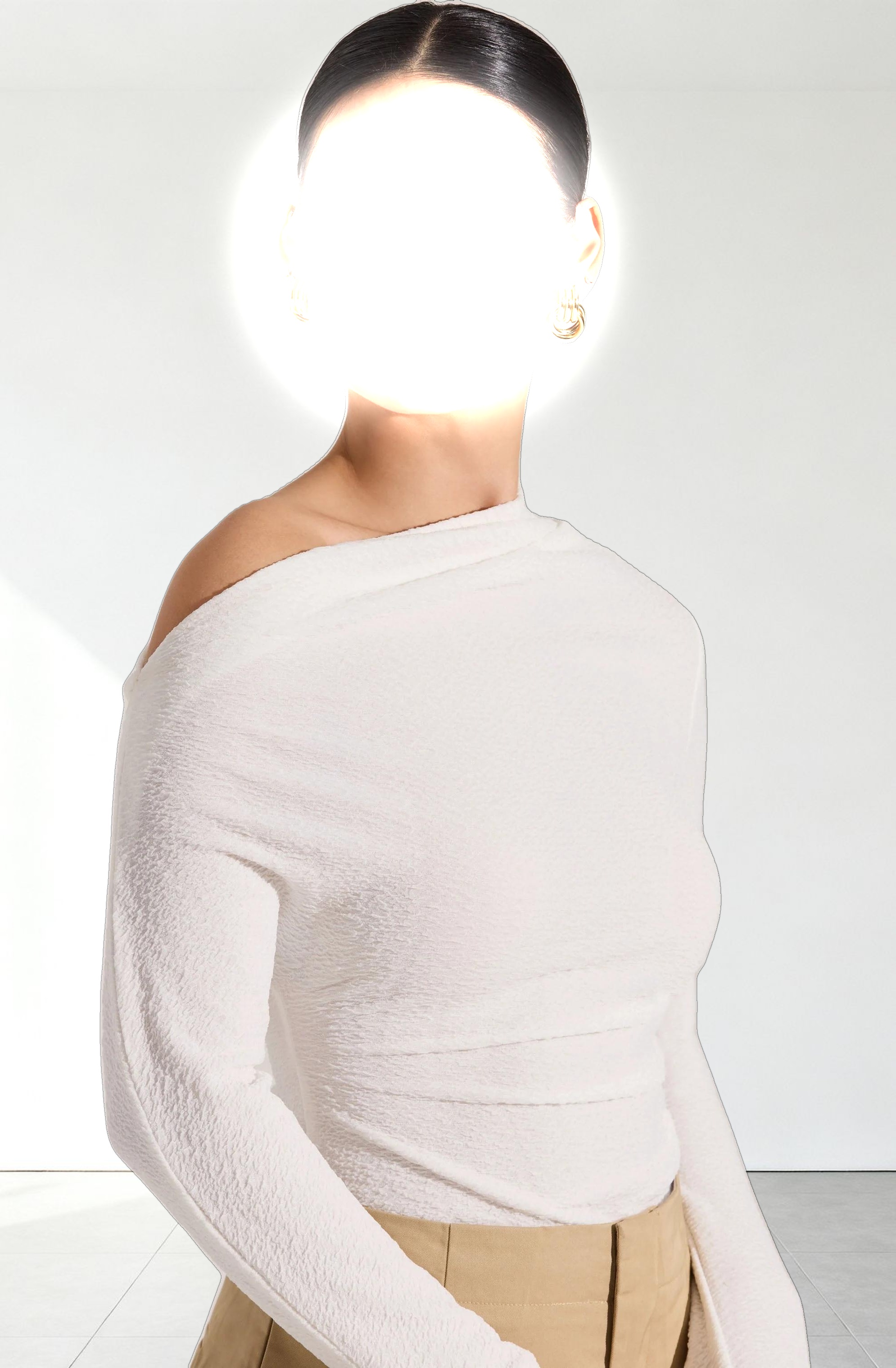 Textured Off Shoulder Top