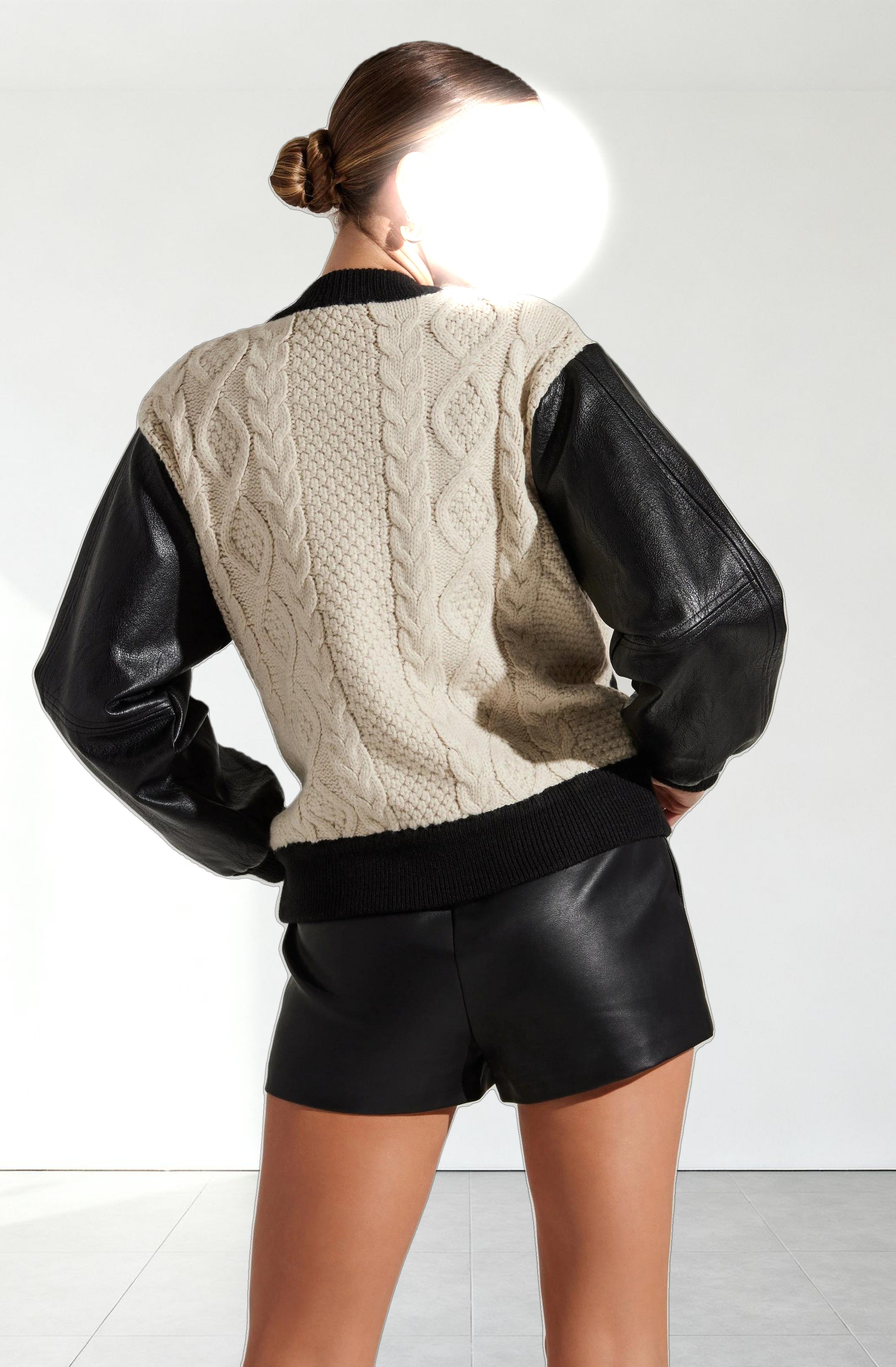 Fionn Contrast Bomber Jacket