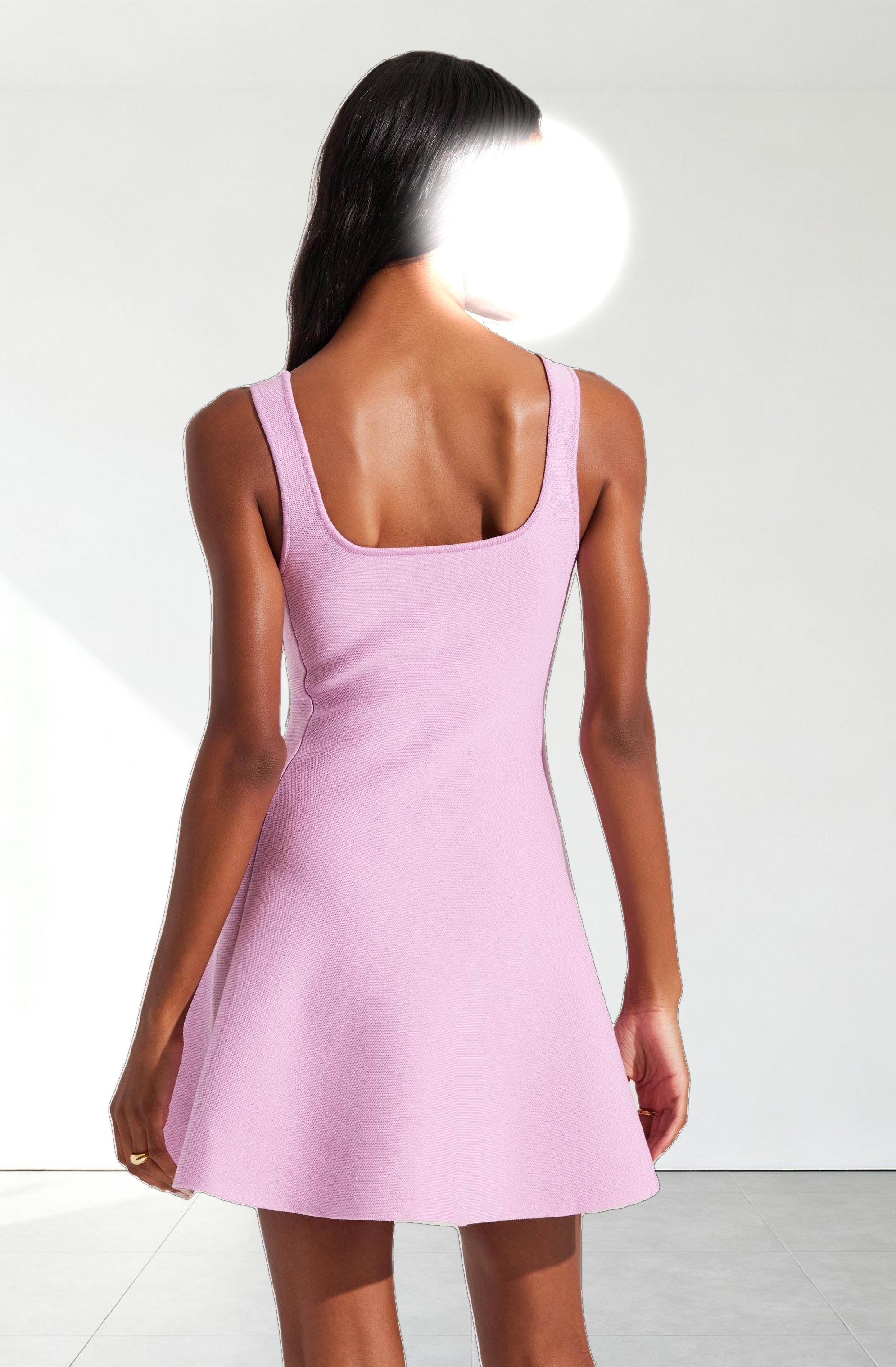 Lucile Mini Sweater Skater Dress