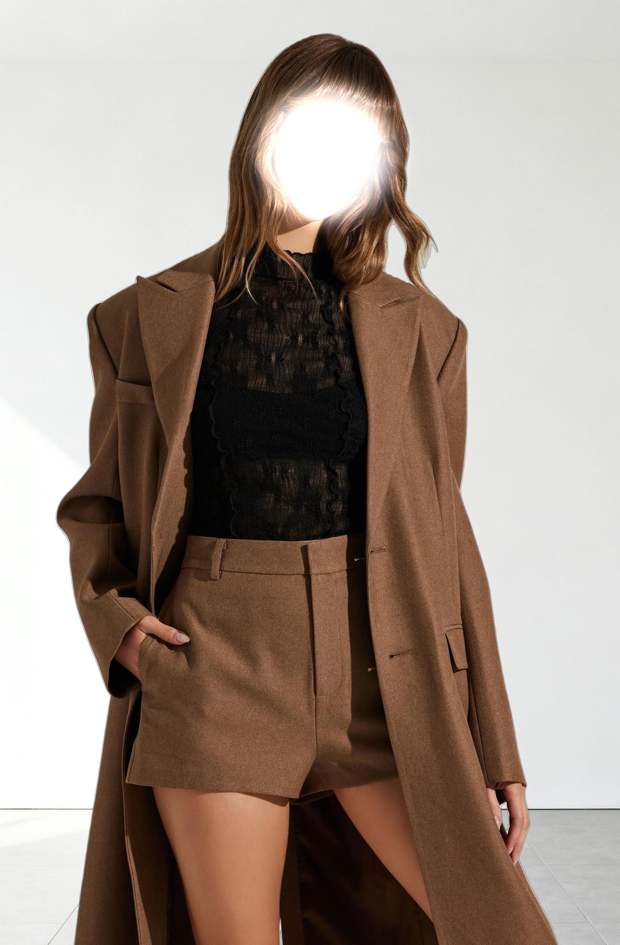 Brylee Longline Single Breasted Coat