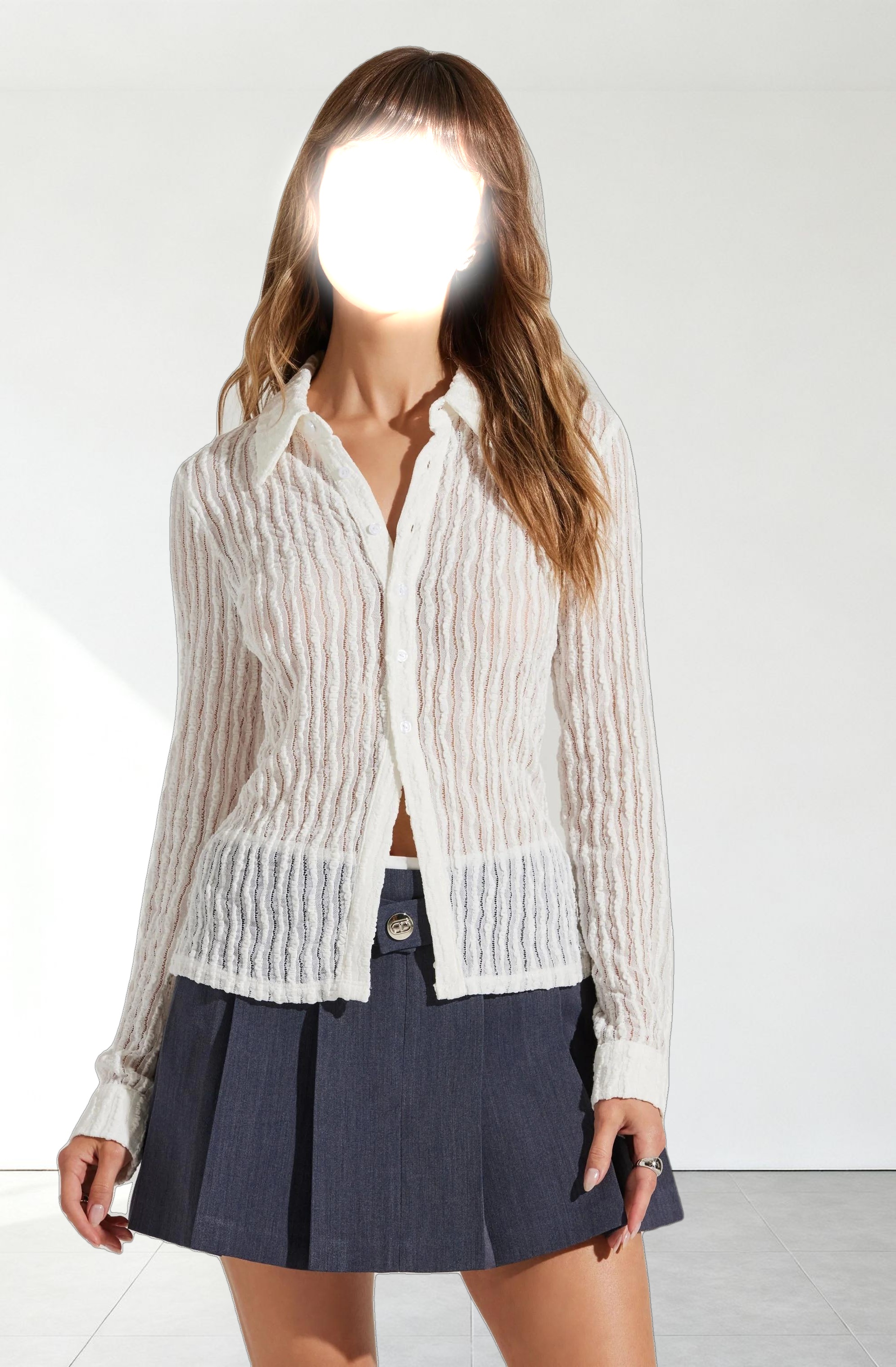 Eirwen Pleated Mini Skirt