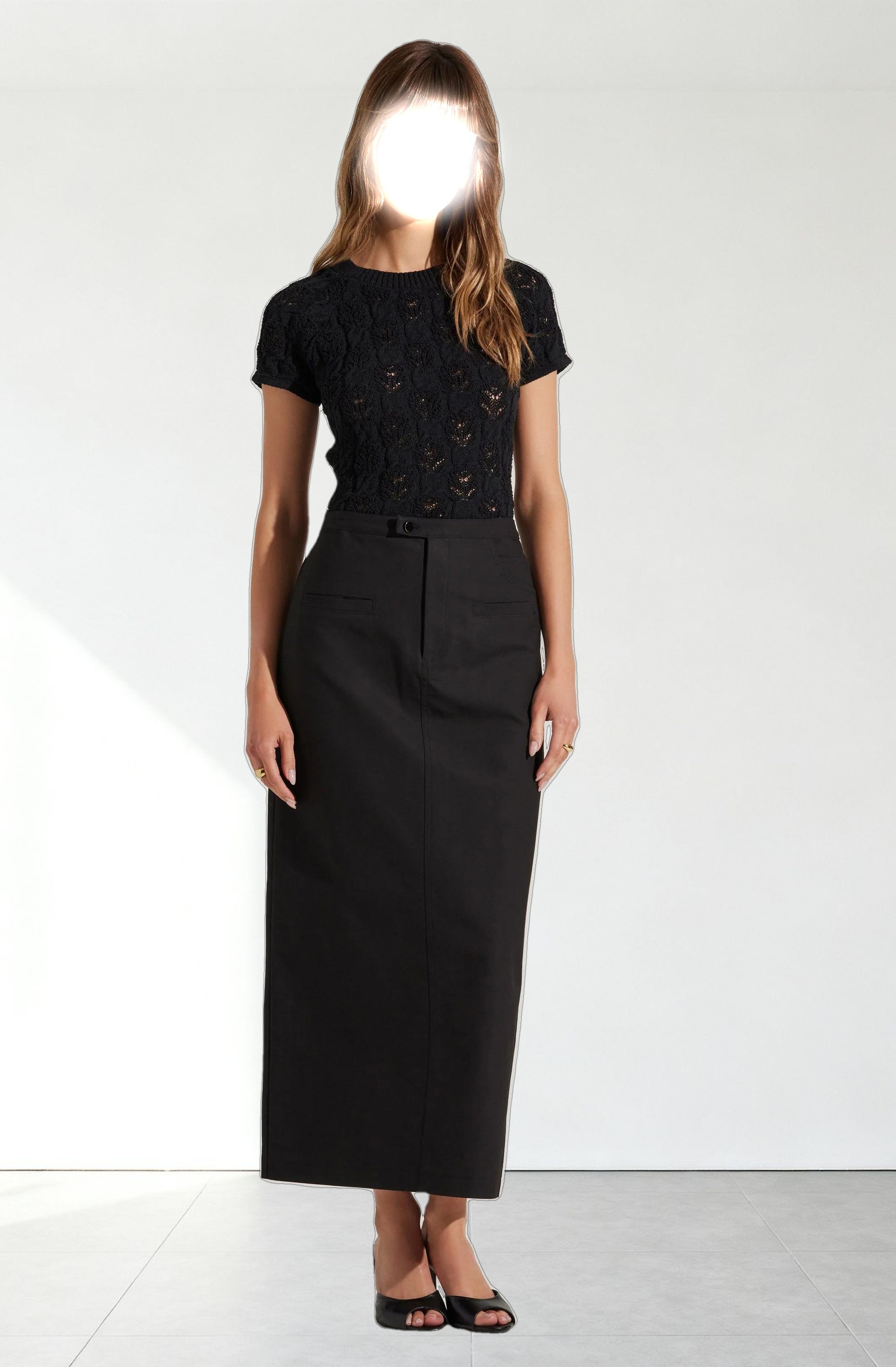 Alda Cropped Sweater Top